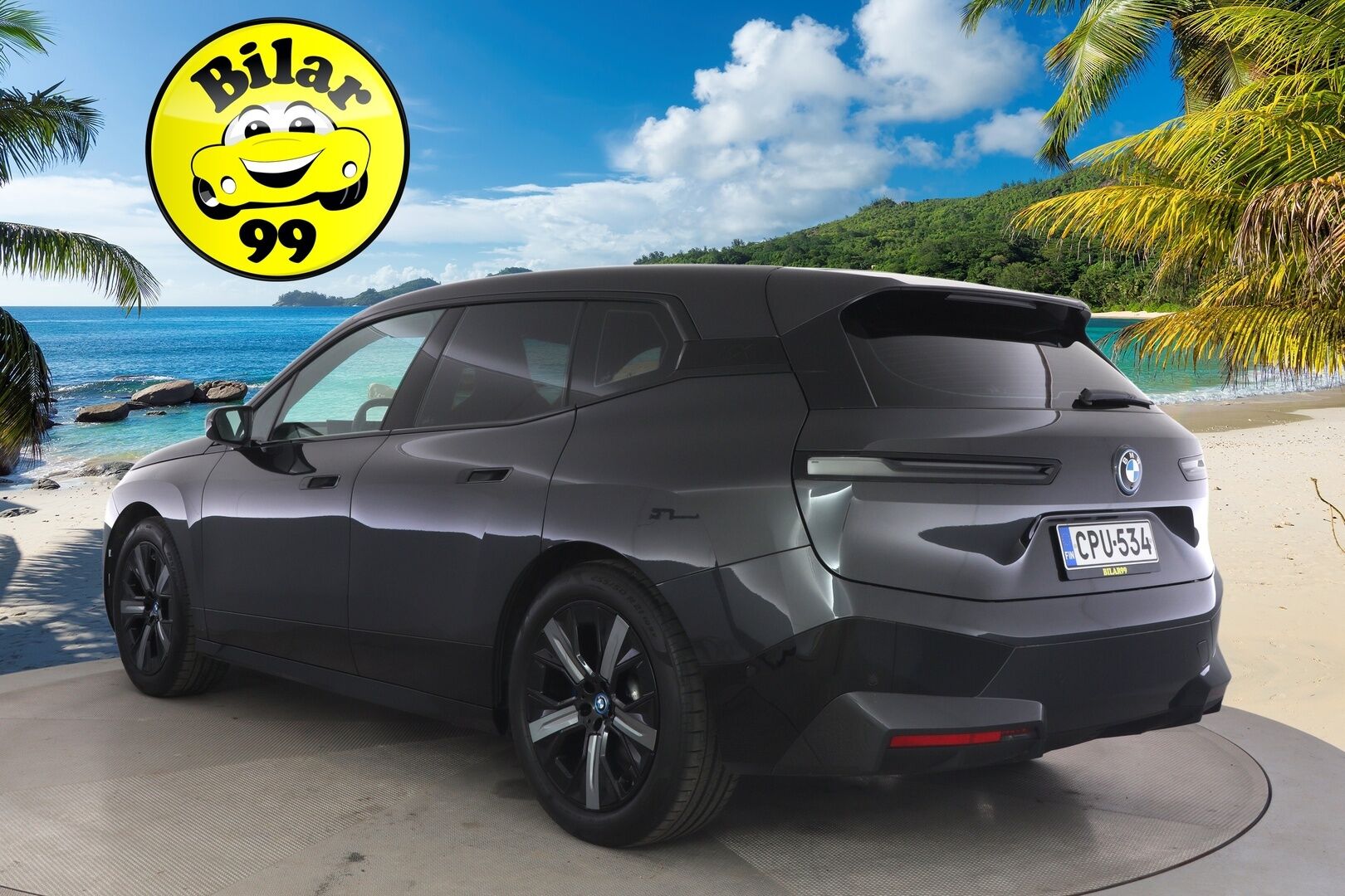 BMW iX 2021 xDrive40 - 3,99 % KORKOTARJOUS TÄHÄN AUTOON - Huippuvarusteltu! / Adapt. Vakkari / HUD / Sky Lounge / Harman/Kardon / Muistinahat / Laser LED / P-kamera / Imuovet / Comfort Access / Koukku
