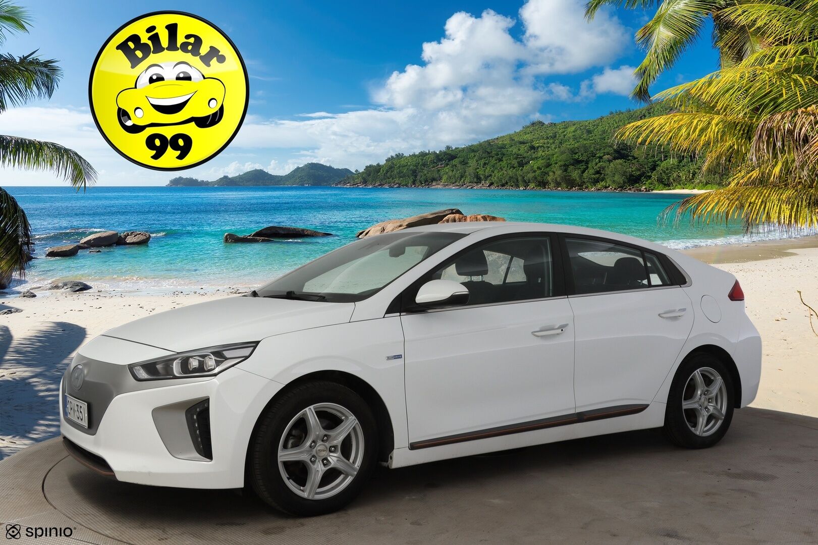 Hyundai IONIQ ELECTRIC 2019 IONIQ Style * Adapt.Vakkari / P-Kamera / Ilmalämpöpumppu / Keyless / AppleCarPlay * - 2x Renkaat & Vanteet / Juuri katsastettu!