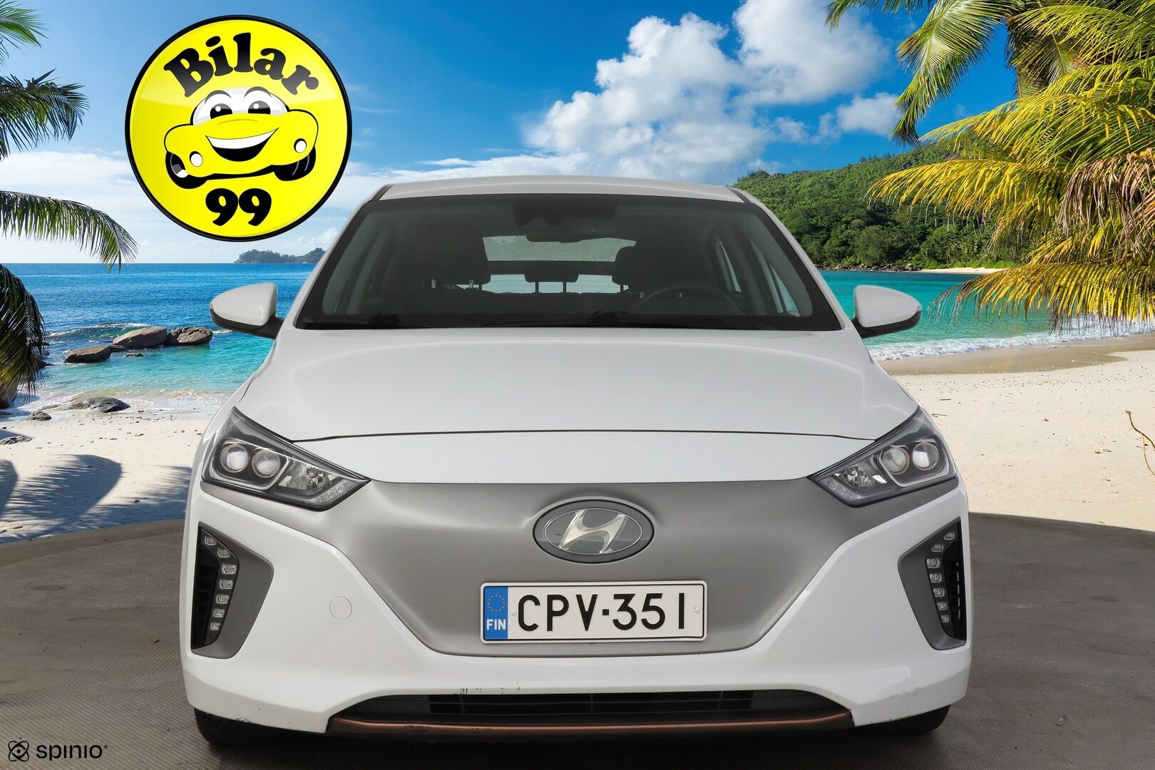 Hyundai IONIQ ELECTRIC 2019 Style * Adapt.Vakkari / P-Kamera / Ilmalämpöpumppu / Keyless / AppleCarPlay * - 2x Renkaat & Vanteet / Juuri katsastettu!