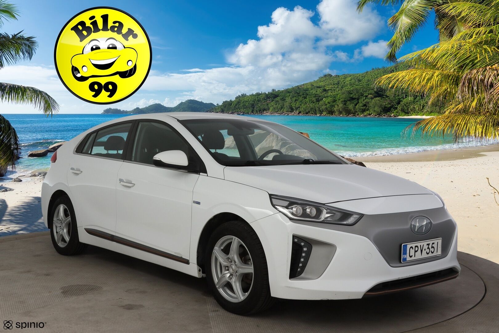 Hyundai IONIQ ELECTRIC 2019 IONIQ Style * Adapt.Vakkari / P-Kamera / Ilmalämpöpumppu / Keyless / AppleCarPlay * - 2x Renkaat & Vanteet / Juuri katsastettu!