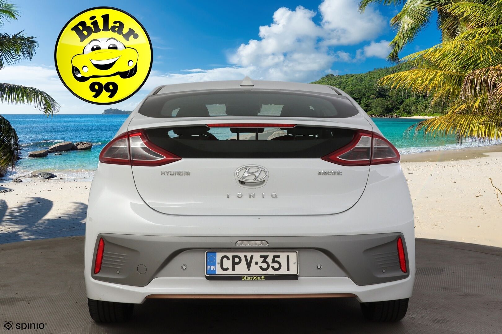 Hyundai IONIQ ELECTRIC 2019 IONIQ Style * Adapt.Vakkari / P-Kamera / Ilmalämpöpumppu / Keyless / AppleCarPlay * - 2x Renkaat & Vanteet / Juuri katsastettu!