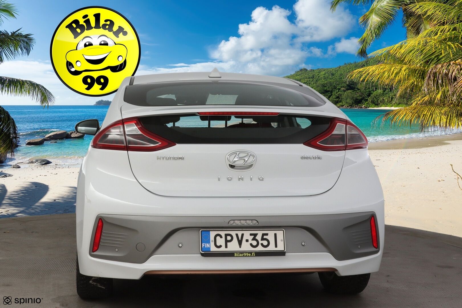 Hyundai IONIQ ELECTRIC 2019 Style * Adapt.Vakkari / P-Kamera / Ilmalämpöpumppu / Keyless / AppleCarPlay * - 2x Renkaat & Vanteet / Juuri katsastettu! - Osta nyt, maksa vasta ensi vuonna