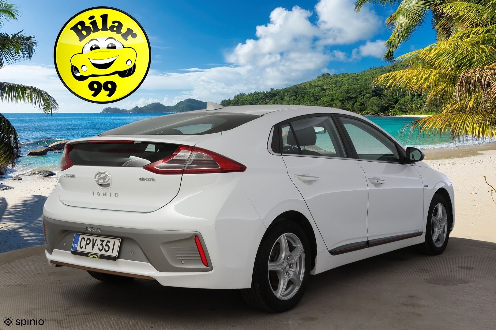 Hyundai IONIQ ELECTRIC 2019 IONIQ Style * Adapt.Vakkari / P-Kamera / Ilmalämpöpumppu / Keyless / AppleCarPlay * - 2x Renkaat & Vanteet / Juuri katsastettu!