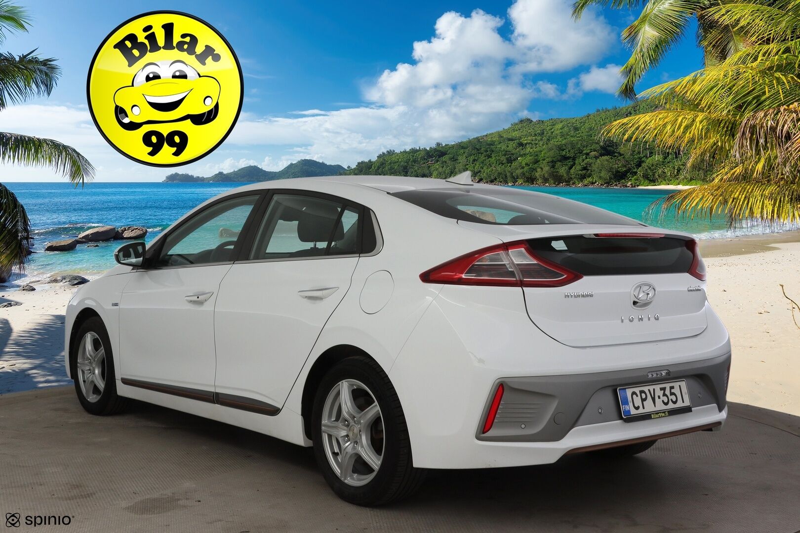 Hyundai IONIQ ELECTRIC 2019 IONIQ Style * Adapt.Vakkari / P-Kamera / Ilmalämpöpumppu / Keyless / AppleCarPlay * - 2x Renkaat & Vanteet / Juuri katsastettu!