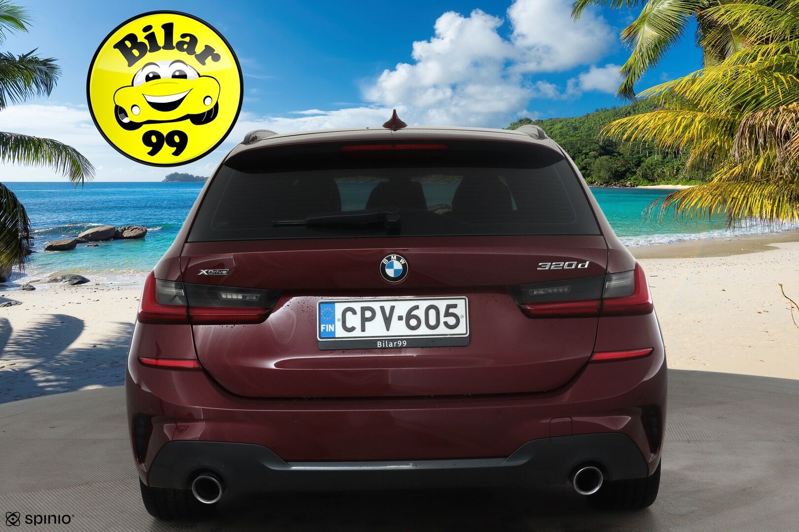 BMW 320 2022 G21 Touring 320d A xDrive Business M Sport MHEV *ACC / Hifi / Comfort Access / Adapt.LED / P.tutkat / Sporttinahat* - Suomi-auto / Kahdet renkaat aluvanteilla