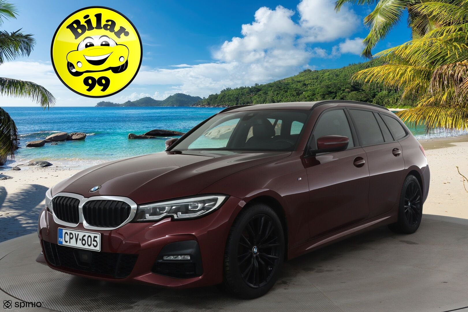 BMW 320 2022 G21 Touring 320d A xDrive Business M Sport MHEV *ACC / Hifi / Comfort Access / Adapt.LED / P.tutkat / Sporttinahat* - Suomi-auto / Kahdet renkaat aluvanteilla / Harvinainen yksilö - HULLU BLACKWEEK KORKOTARJOUS 2,49%
