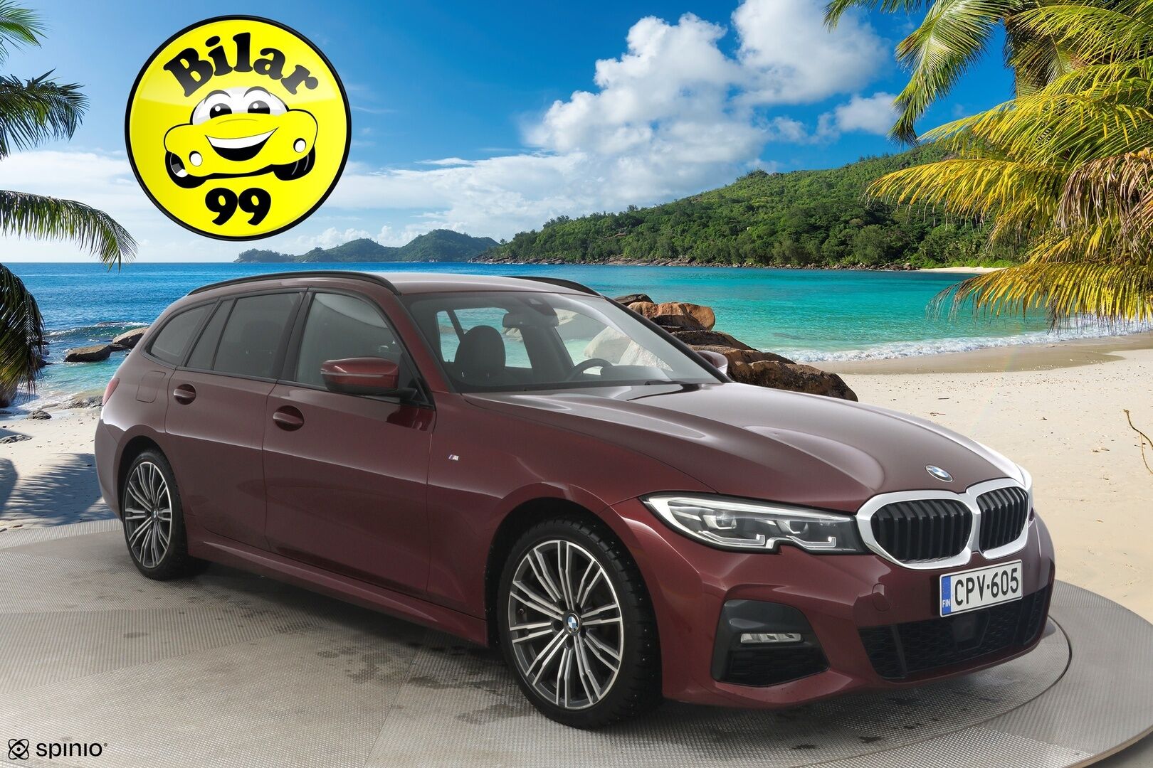 BMW 320 2022 G21 Touring 320d A xDrive Business M Sport MHEV *ACC / Hifi / Comfort Access / Adapt.LED / P.tutkat / Sporttinahat* - Suomi-auto / Kahdet renkaat aluvanteilla / Harvinainen yksilö