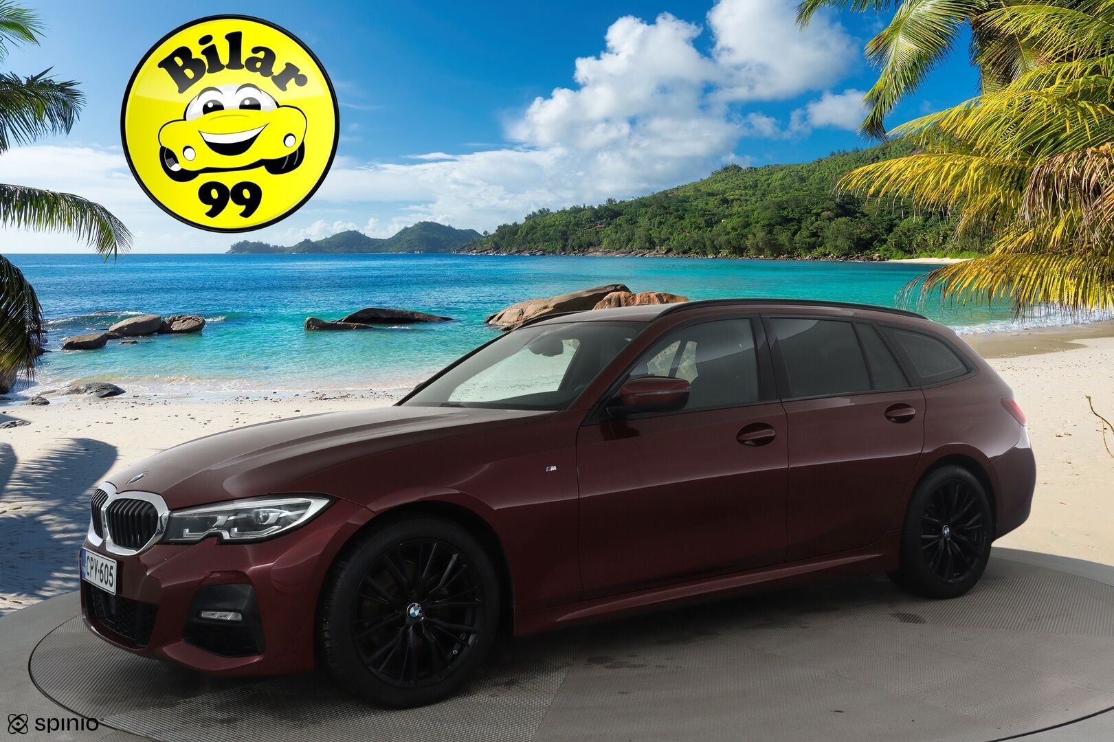 BMW 320 2022 G21 Touring 320d A xDrive Business M Sport MHEV *ACC / Hifi / Comfort Access / Adapt.LED / P.tutkat / Sporttinahat* - Suomi-auto / Kahdet renkaat aluvanteilla