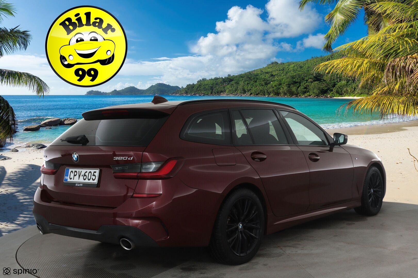BMW 320 2022 G21 Touring 320d A xDrive Business M Sport MHEV *ACC / Hifi / Comfort Access / Adapt.LED / P.tutkat / Sporttinahat* - Suomi-auto / Kahdet renkaat aluvanteilla