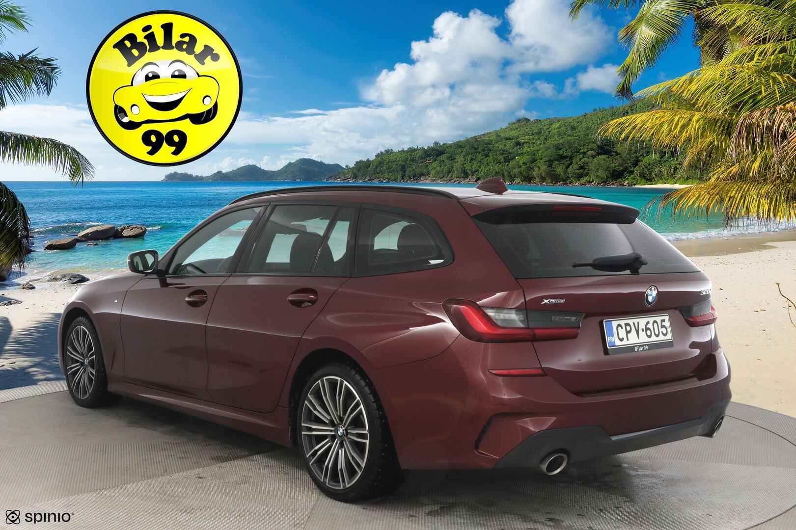 BMW 320 2022 G21 Touring 320d A xDrive Business M Sport MHEV *ACC / Hifi / Comfort Access / Adapt.LED / P.tutkat / Sporttinahat* - Suomi-auto / Kahdet renkaat aluvanteilla / Harvinainen yksilö