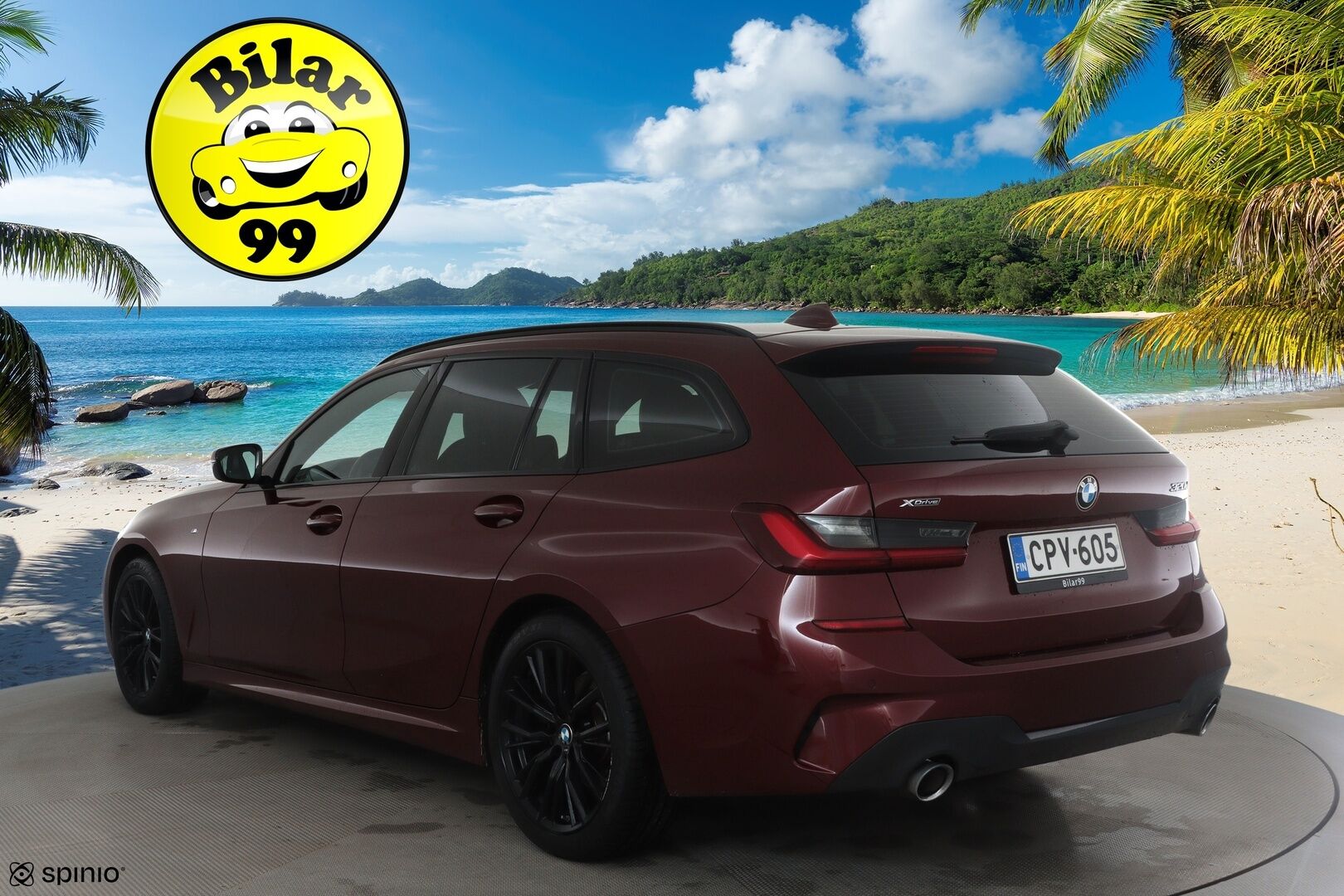 BMW 320 2022 G21 Touring 320d A xDrive Business M Sport MHEV *ACC / Hifi / Comfort Access / Adapt.LED / P.tutkat / Sporttinahat* - Suomi-auto / Kahdet renkaat aluvanteilla / Harvinainen yksilö - HULLU BLACKWEEK KORKOTARJOUS 2,49%