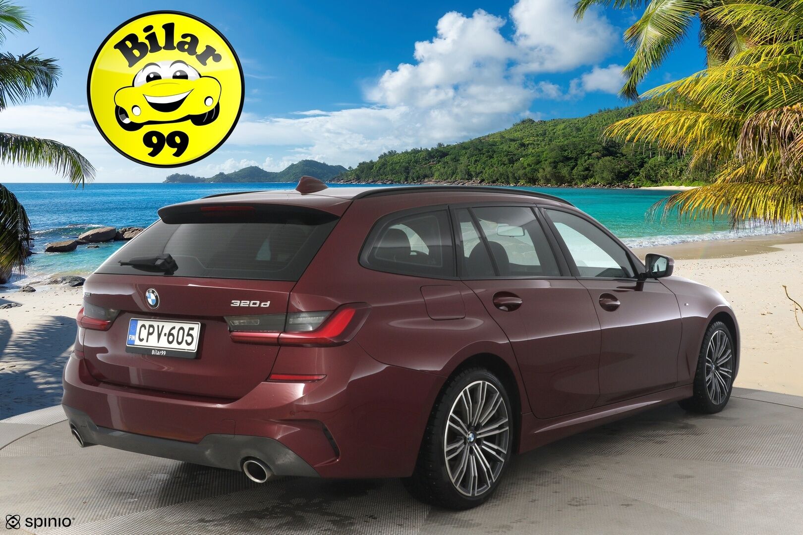 BMW 320 2022 G21 Touring 320d A xDrive Business M Sport MHEV *ACC / Hifi / Comfort Access / Adapt.LED / P.tutkat / Sporttinahat* - Suomi-auto / Kahdet renkaat aluvanteilla / Harvinainen yksilö