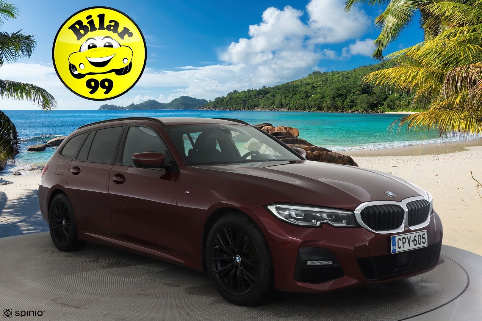 BMW 320 2022 G21 Touring 320d A xDrive Business M Sport MHEV *ACC / Hifi / Comfort Access / Adapt.LED / P.tutkat / Sporttinahat* - Suomi-auto / Kahdet renkaat aluvanteilla
