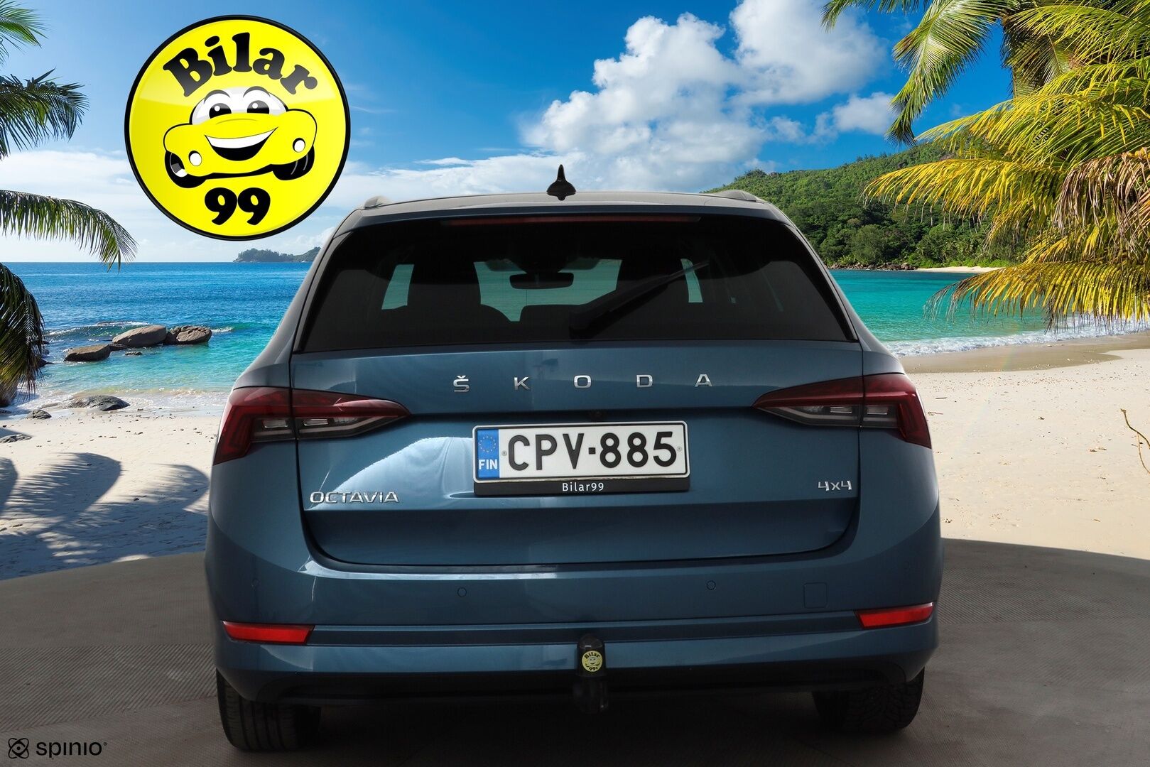 Skoda Octavia 2021 Combi 2.0 TDI 150 4x4 Style DSG * ACC / P.kamera / Matrix LED / Koukku / Webasto / Keyless / Navi * - 1.Om Suomi-auto / Kahdet renkaat aluvanteilla 