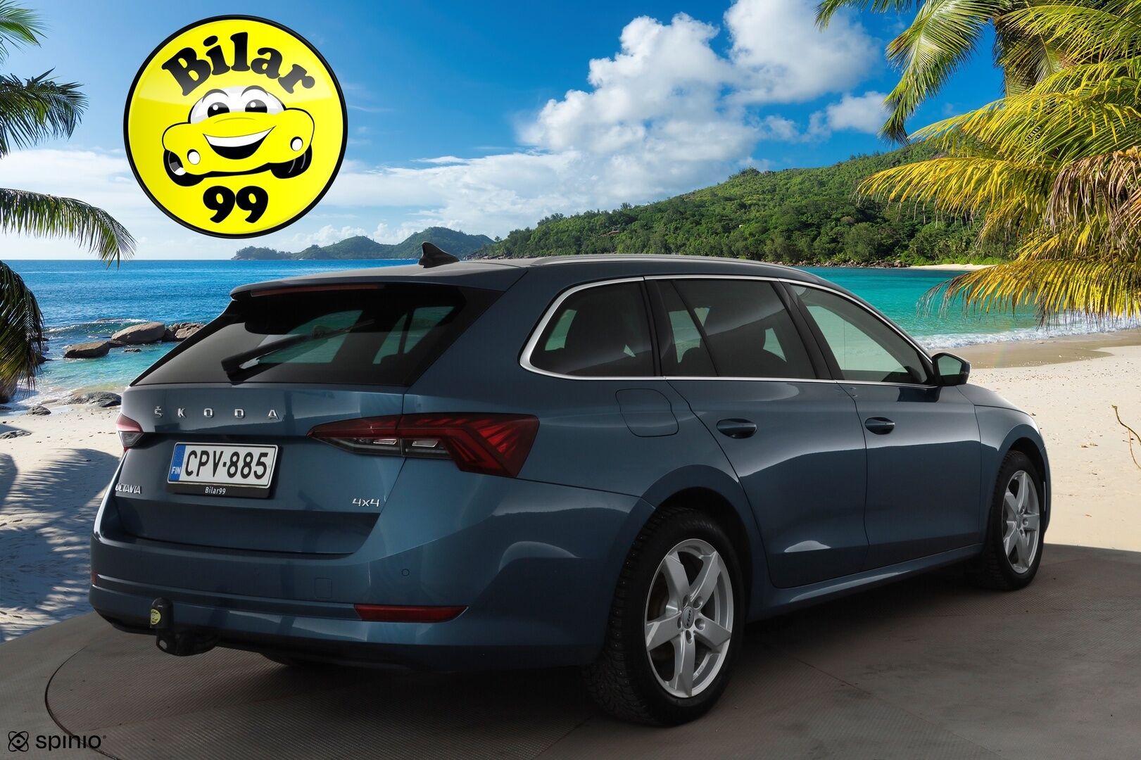 Skoda Octavia 2021 Combi 2.0 TDI 150 4x4 Style DSG * ACC / P.kamera / Matrix LED / Koukku / Webasto / Keyless / Navi * - 1.Om Suomi-auto / Kahdet renkaat aluvanteilla 