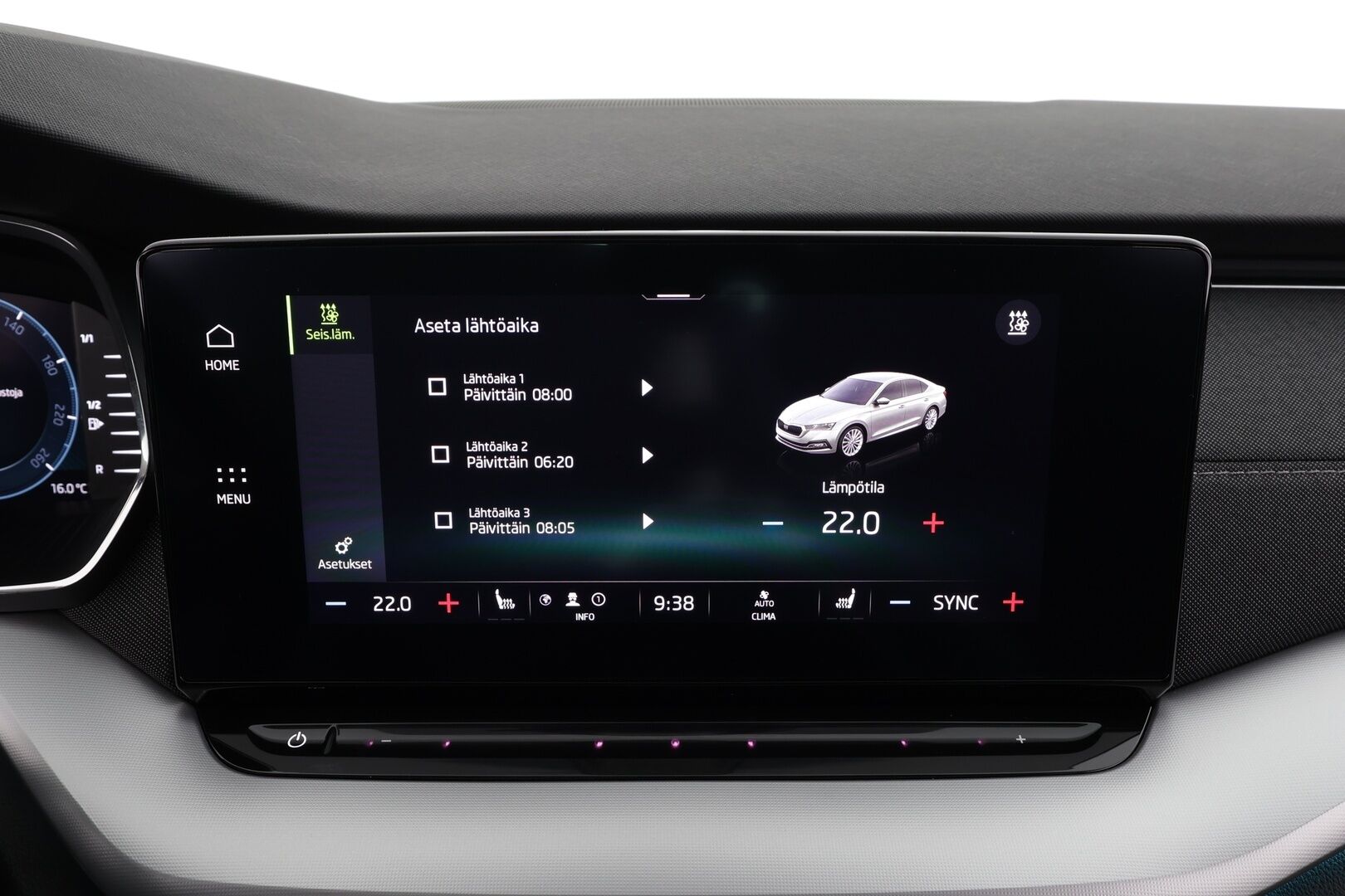 Skoda Octavia 2022 1.5 TSI Style eTEC DSG * ACC / P.kamera / Matrix LED / Webasto / Navi / Hierovat penkit / KeylessGo / Sähköluukku / Digimittaristo * - 1.Om Suomi-auto / Kahdet renkaat aluvanteilla / Merkkihuollettu