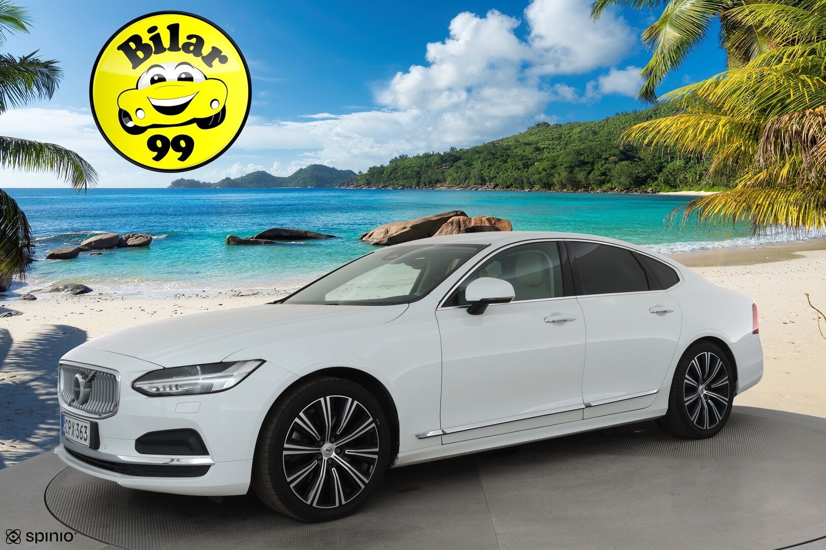 Volvo S90 2022 B5 AWD D-MHEV Business Inscription **Webasto / Koukku / ACC / H&K / Full-LED / P.kamera / Sporttinahat Muistilla** - 1-om Suomi-auto / Kahdet Renkaat - HULLU BLACKWEEK KORKOTARJOUS 2,49%