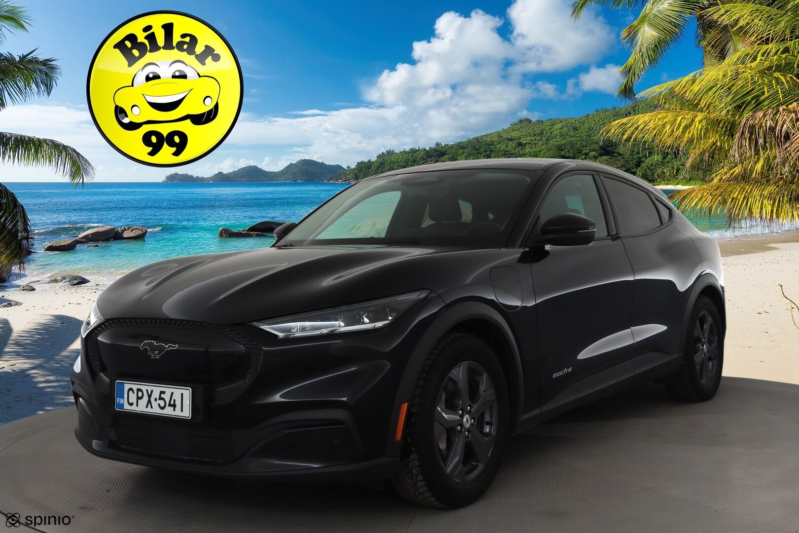 Ford Mustang Mach-E 2022 75kWh A1 RWD - | ACC | LED | P.kamera | Nahkaverhoilu | Kaistavahti | Navi | Koukku | 1-om Suomi-auto | Kahdet renkaat aluvanteilla |