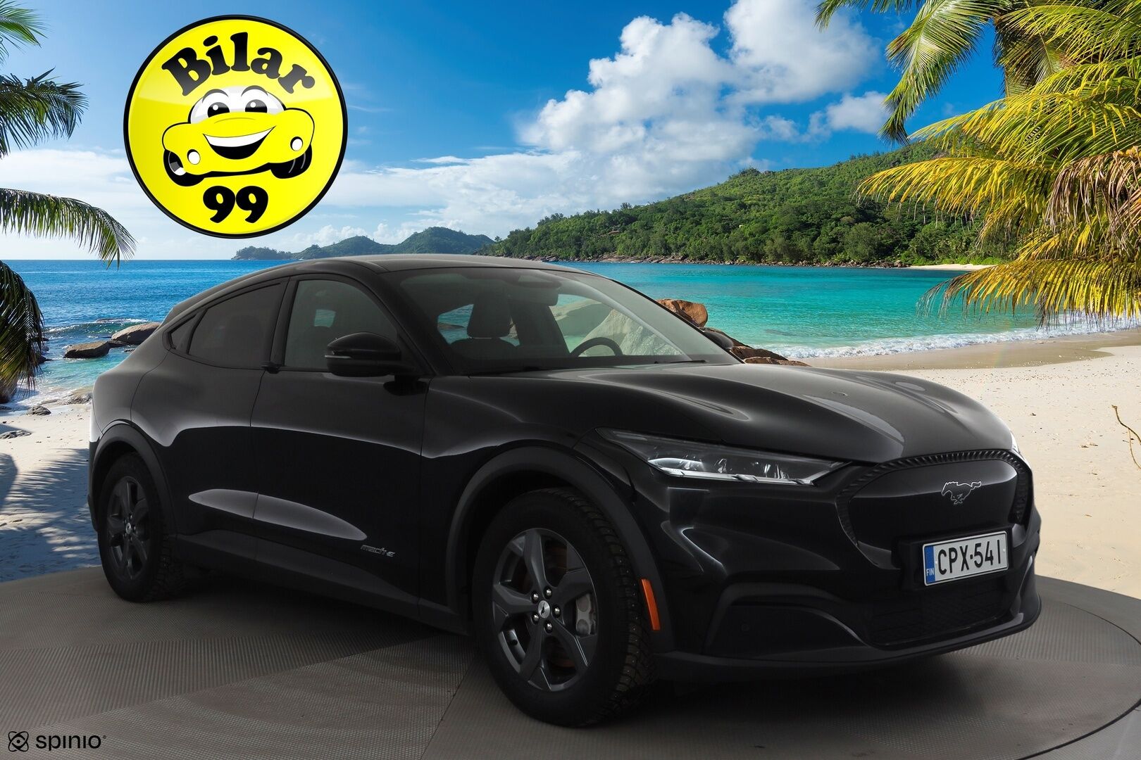 Ford Mustang Mach-E 2022 75kWh A1 RWD - | ACC | LED | P.kamera | Nahkaverhoilu | Kaistavahti | Navi | Koukku | 1-om Suomi-auto | Kahdet renkaat aluvanteilla |