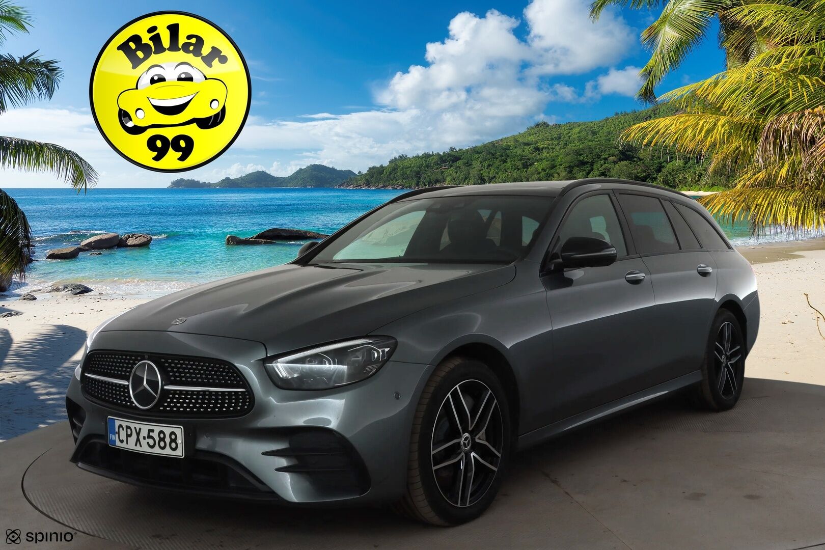 Mercedes-Benz E 2022 300 de 4MATIC T A AMG - KATSO MIHIN HINTAAN | Distronic+ | Comfort-penkit Muistilla | Burmester | 360° | Panorama | Koukku | Navi | Keyless | Akku kuntotarkastettu | Suomi-auto | Kahdet vanteet | Night paketti