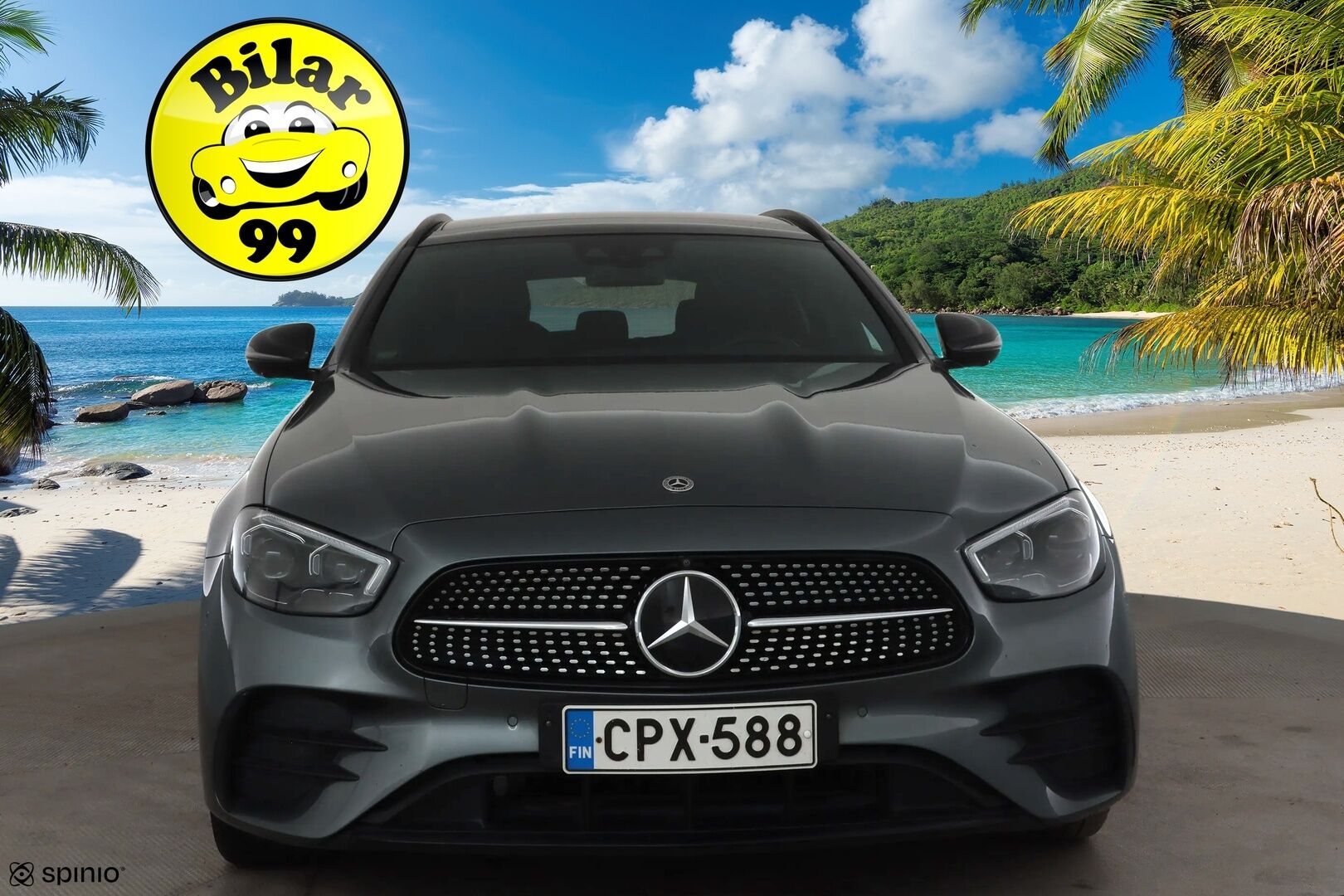 Mercedes-Benz E 2022 300 de 4MATIC T A AMG *Distronic+ / Comfort-penkit Muistilla / Burmester / 360° / Panorama / Koukku / Navi / Keyless* - Akku kuntotarkastettu / Suomi-auto / Kahdet vanteet / AMG / Night paketti