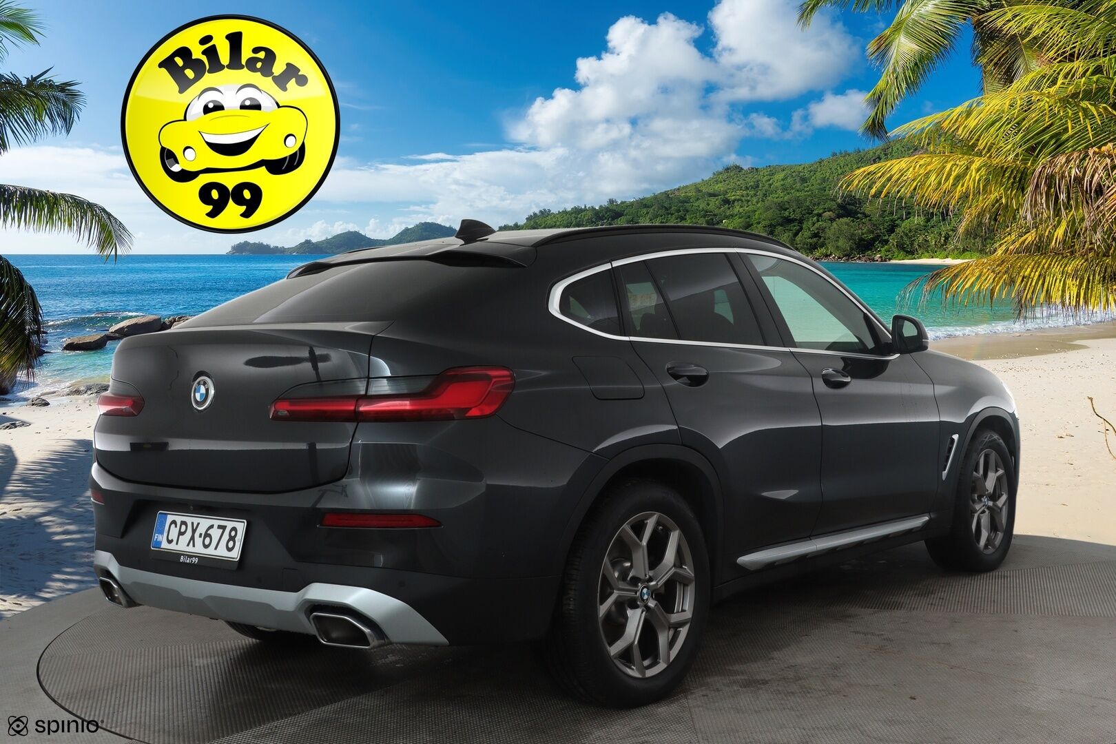 BMW X4 2022 G02 xDrive 20d A Business MHEV LCI *Webasto / Adapt.LED / Vakkari / Koukku / Sporttinahat / Navi / P.kamera* - Suomi-auto / Kahdet renkaat aluvanteilla