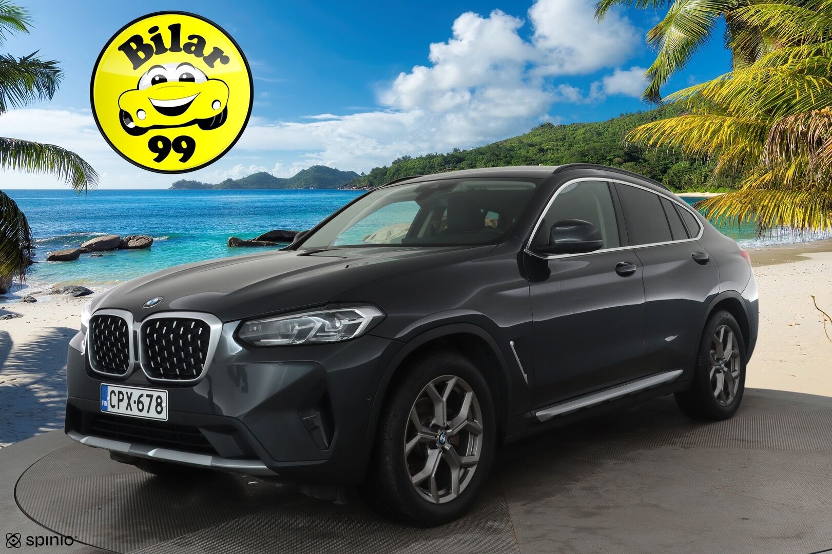 BMW X4 2022 G02 xDrive 20d A Business MHEV LCI *Webasto / Adapt.LED / Vakkari / Koukku / Sporttinahat / Navi / P.kamera* - Suomi-auto / Kahdet renkaat aluvanteilla