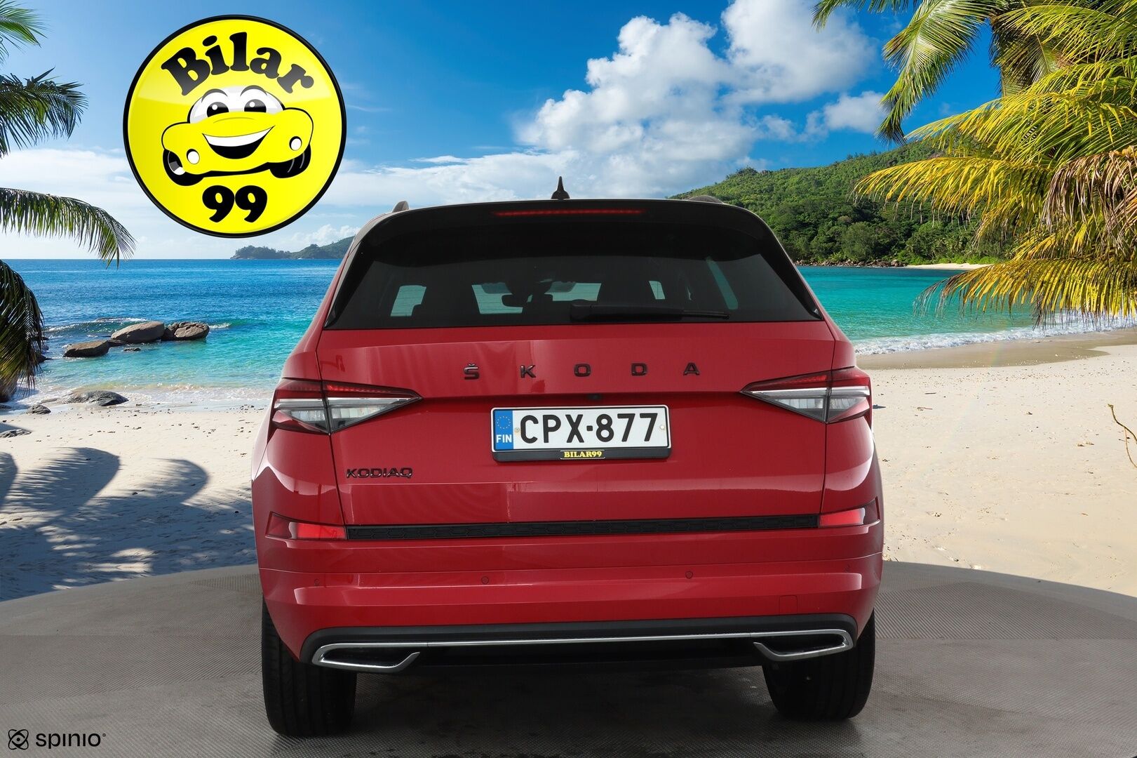 Skoda Kodiaq 2022 1.5 TSI ACT SportLine DSG **ACC / 360° / Muistipenkki / Canton / Webasto / Matrix LED / Sporttipenkit** - Suomi-auto / Kahdet renkaat aluvanteilla