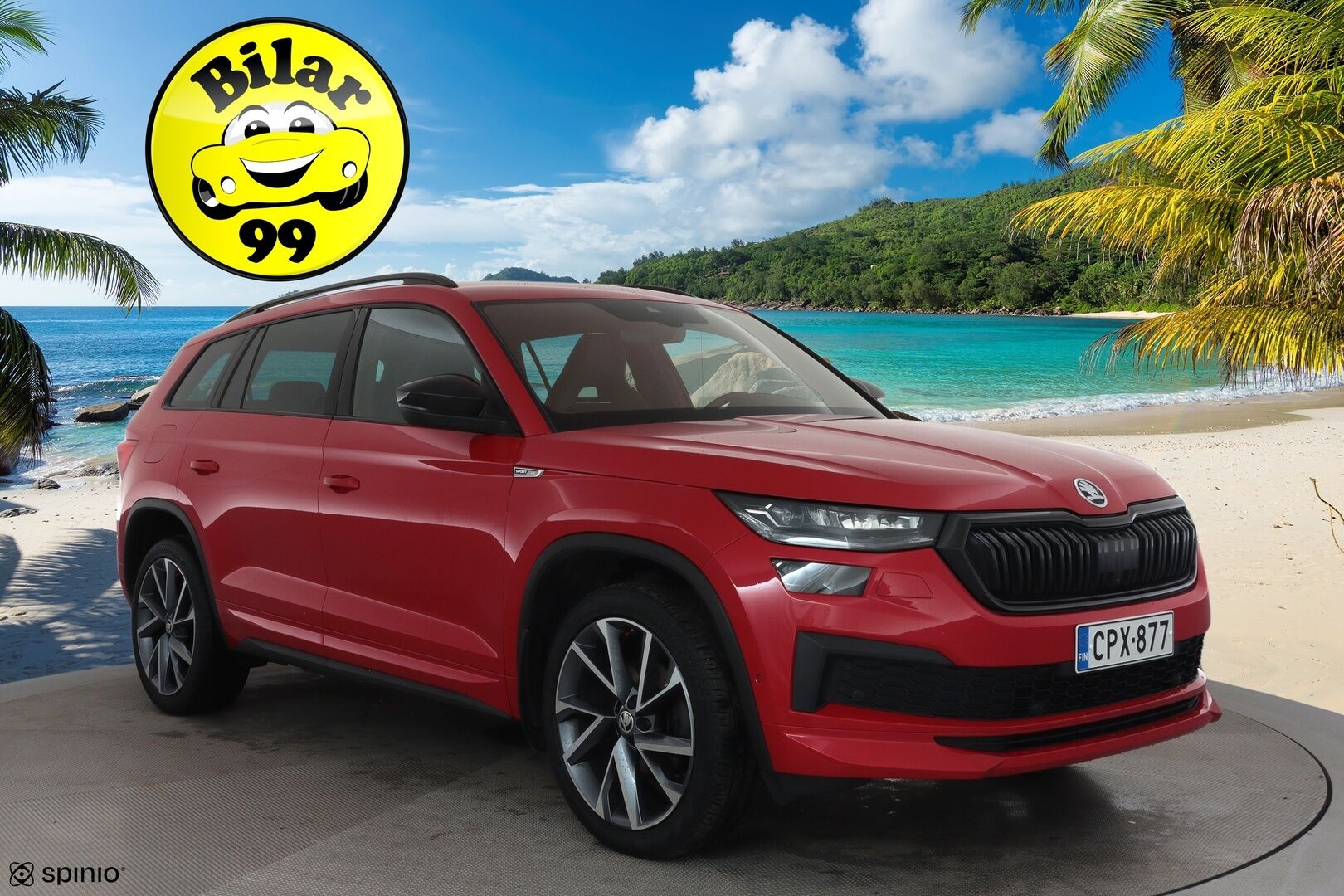 Skoda Kodiaq 2022 1.5 TSI ACT SportLine DSG Autom. * Adapt.Vakkari / Webasto / Canton / Matrix LED / Muistipenkki / 360-Kamera - Suomi-auto / Kahdet renkaat aluvanteilla / Juuri tullut Tampereelle! - Osta nyt, maksa vasta ensi vuonna