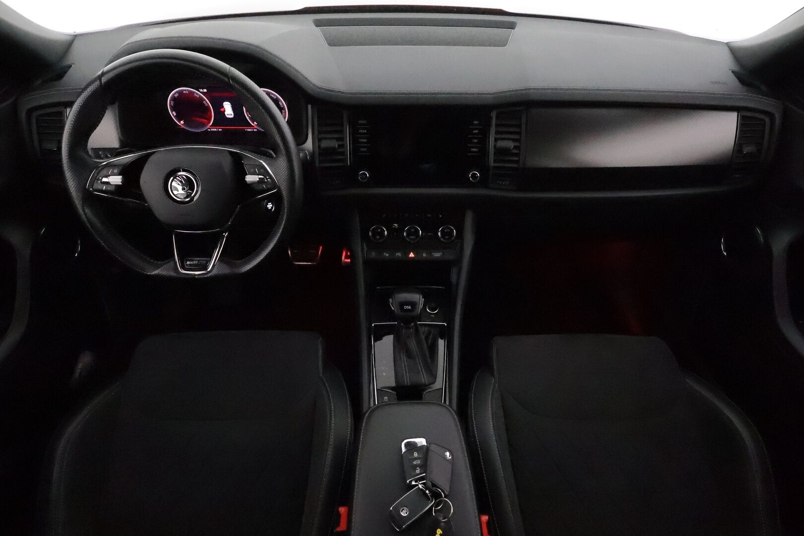 Skoda Kodiaq 2022 1.5 TSI ACT SportLine DSG Autom. * Adapt.Vakkari / Webasto / Canton / Matrix LED / Muistipenkki / 360-Kamera - Suomi-auto / Kahdet renkaat aluvanteilla / Juuri tullut Tampereelle! - Osta nyt, maksa vasta ensi vuonna