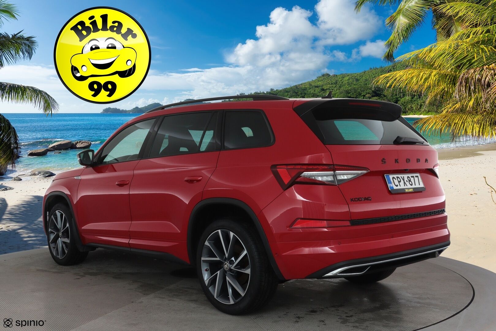 Skoda Kodiaq 2022 1.5 TSI ACT SportLine DSG **ACC / 360° / Muistipenkki / Canton / Webasto / Matrix LED / Sporttipenkit** - Suomi-auto / Kahdet renkaat aluvanteilla