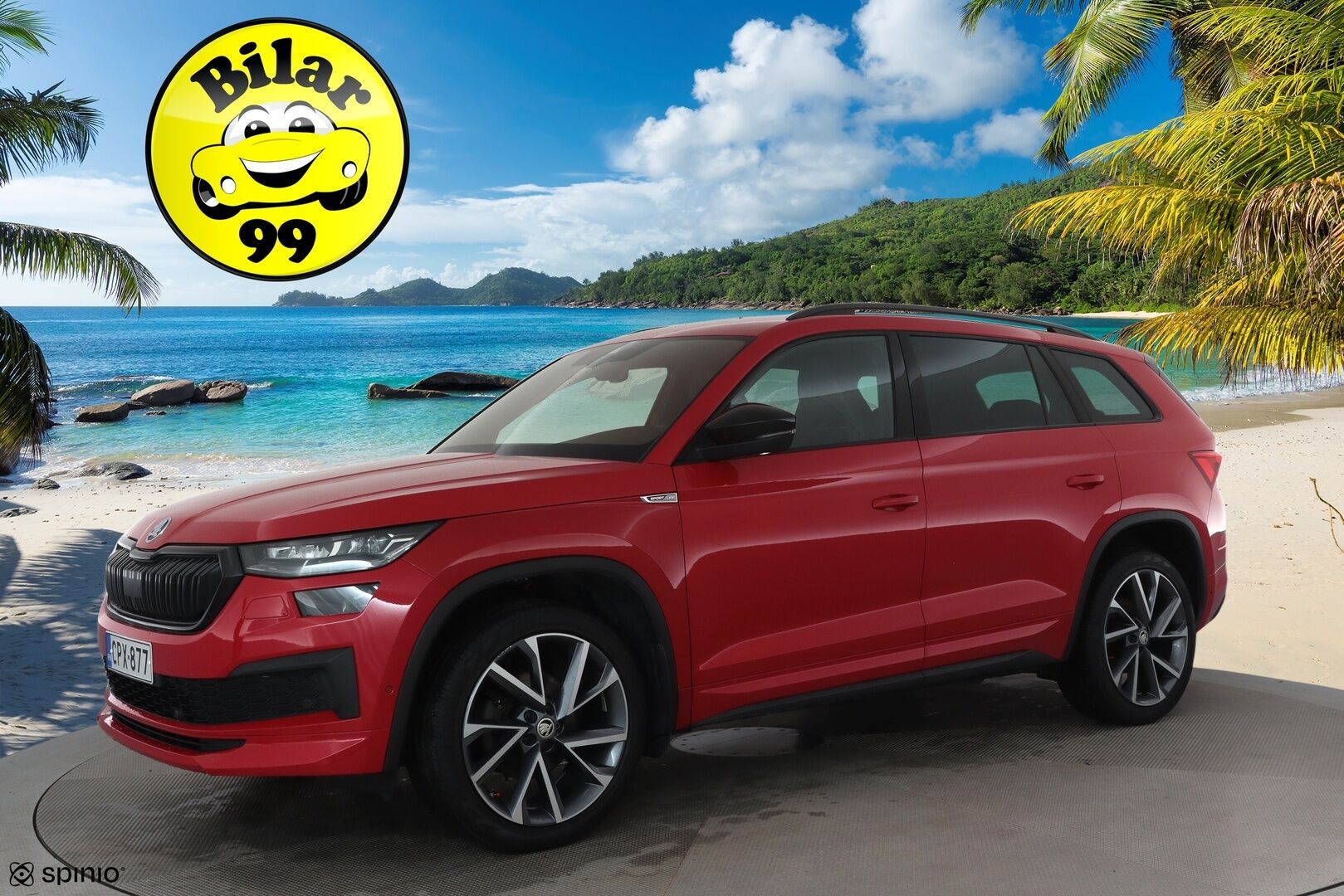 Skoda Kodiaq 2022 1.5 TSI ACT SportLine DSG **ACC / 360° / Muistipenkki / Canton / Webasto / Matrix LED / Sporttipenkit** - Suomi-auto / Kahdet renkaat aluvanteilla