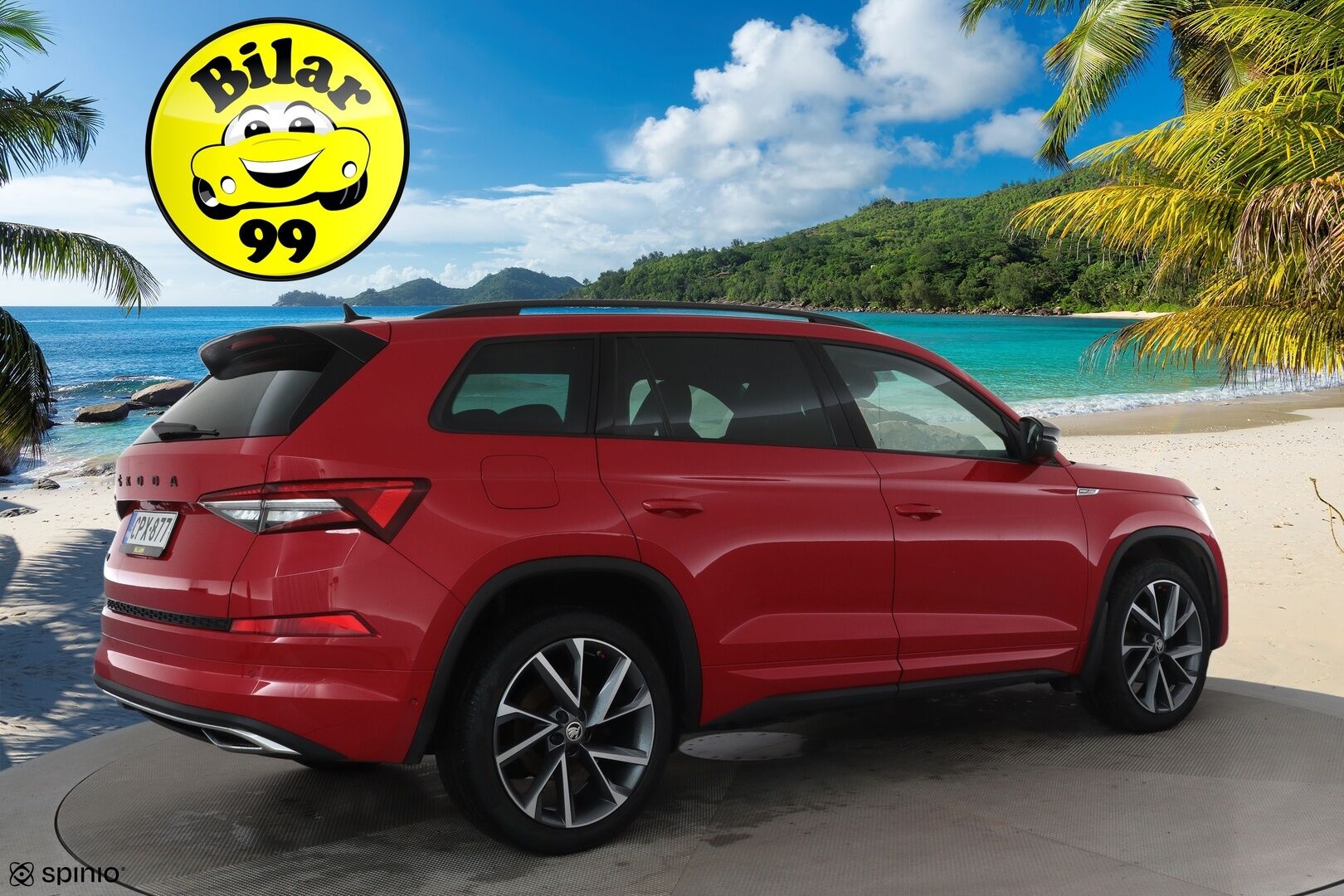Skoda Kodiaq 2022 1.5 TSI ACT SportLine DSG **ACC / 360° / Muistipenkki / Canton / Webasto / Matrix LED / Sporttipenkit** - Suomi-auto / Kahdet renkaat aluvanteilla