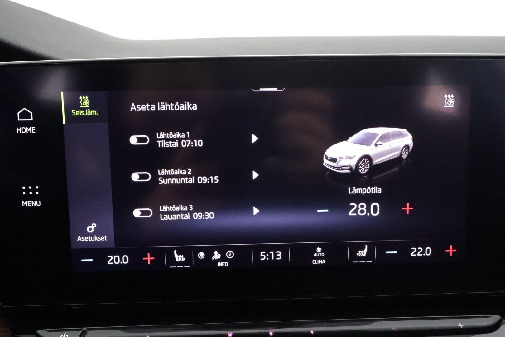 Skoda Octavia 2022 Combi 2.0 TDI 150 4x4 Scout DSG  *Acc / Webasto / Panorama / Matrix LED / P.Kamera / Keyless / Navi * - 1.om Suomi auto / Kahdet renkaat - HULLUT JOULUT KORKOTARJOUS 2,49% 