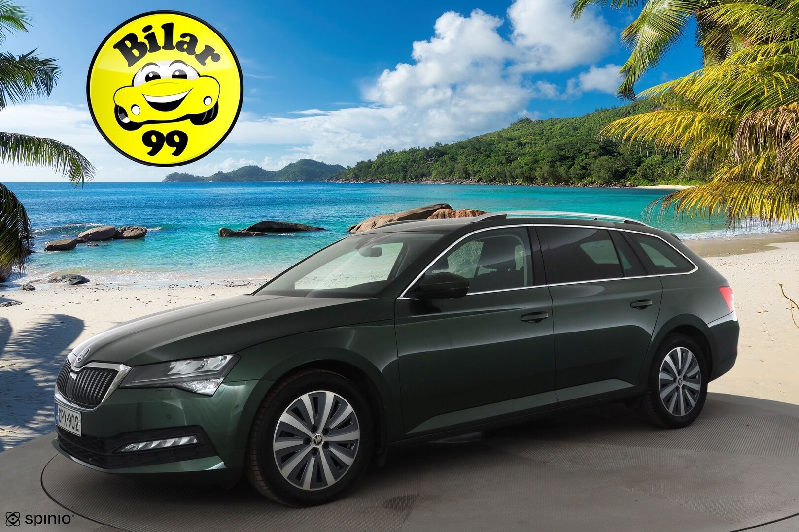 Skoda Superb 2021 Combi 2,0 TDI 150 Ambition DSG * ACC / P.kamera / LED / Digimittaristo / KeylessGo / Sähköluukku * - 1.Om Suomi-auto / Kahdet renkaat aluvanteilla