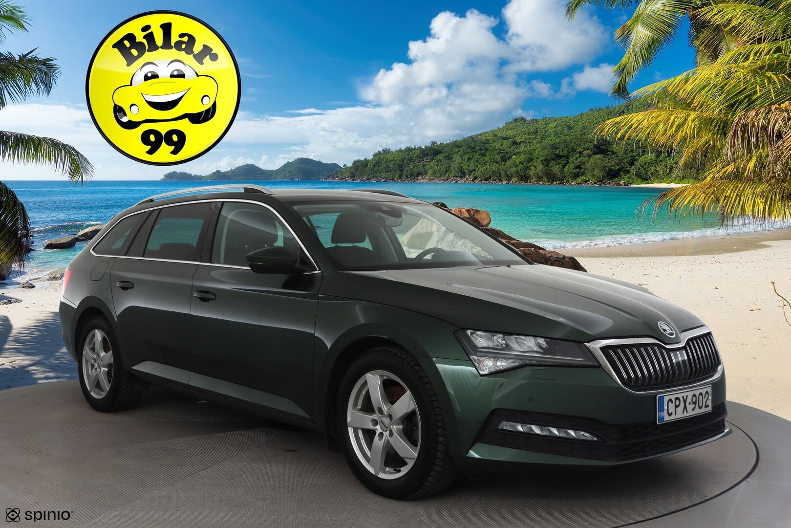 Skoda Superb 2021 Combi 2,0 TDI 150 Ambition DSG * ACC / P.kamera / LED / Digimittaristo / KeylessGo / Sähköluukku * - 1.Om Suomi-auto / Kahdet renkaat aluvanteilla