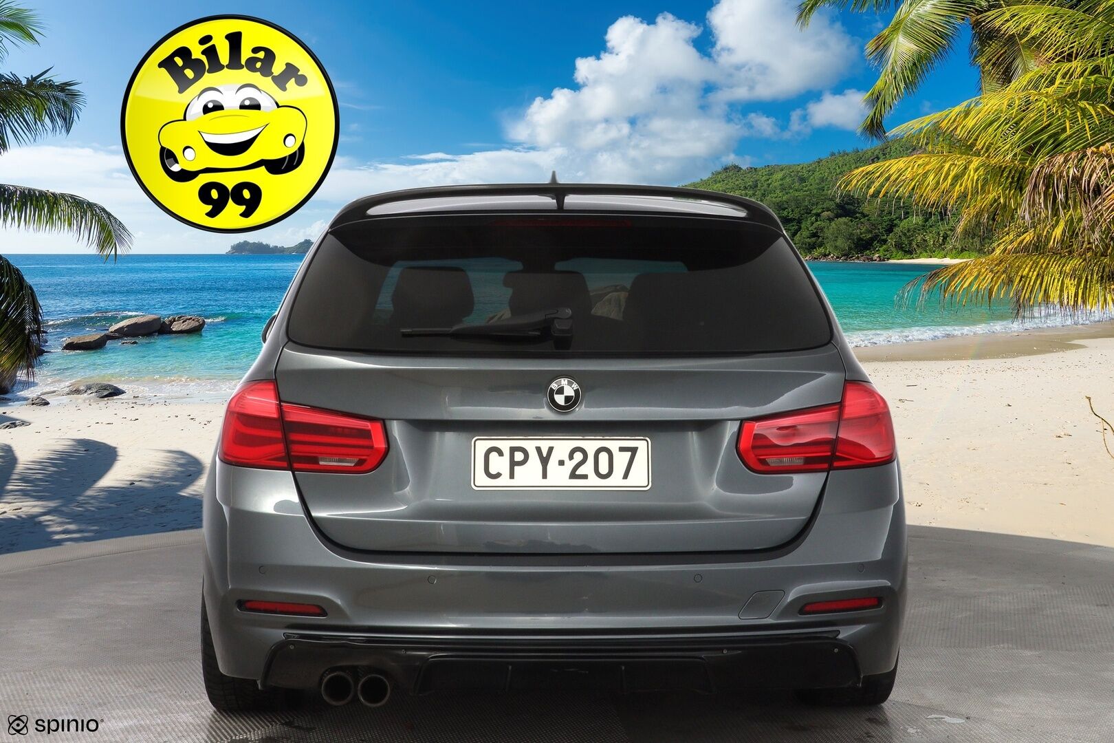 BMW 330 2017 F31 Touring 330d A *HUD / ACC / Panorama / S.kontti / S.koukku* - Kahdet renkaat BMW aluilla / Seuraava katsastus vasta 21.9.2027 / Säntilliset huollot