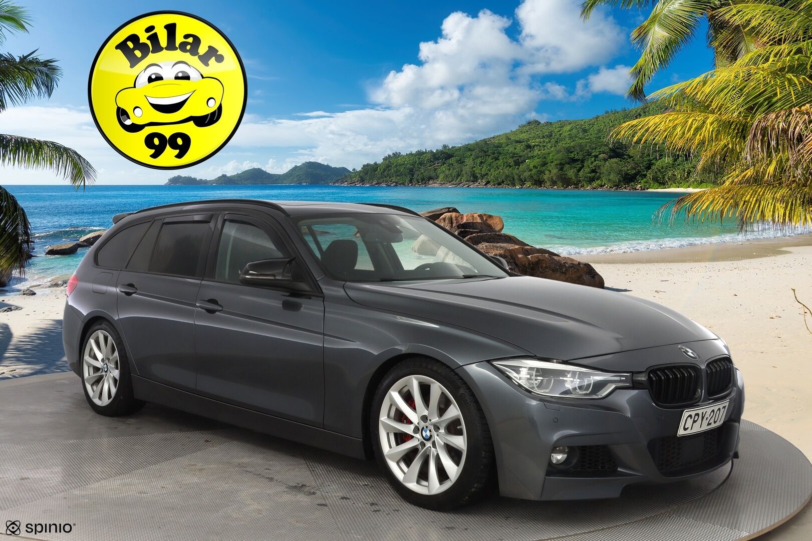 BMW 330 2017 F31 Touring 330d A *HUD / ACC / Panorama / S.kontti / S.koukku* - Kahdet renkaat BMW aluilla / Seuraava katsastus vasta 21.9.2027 / Säntilliset huollot