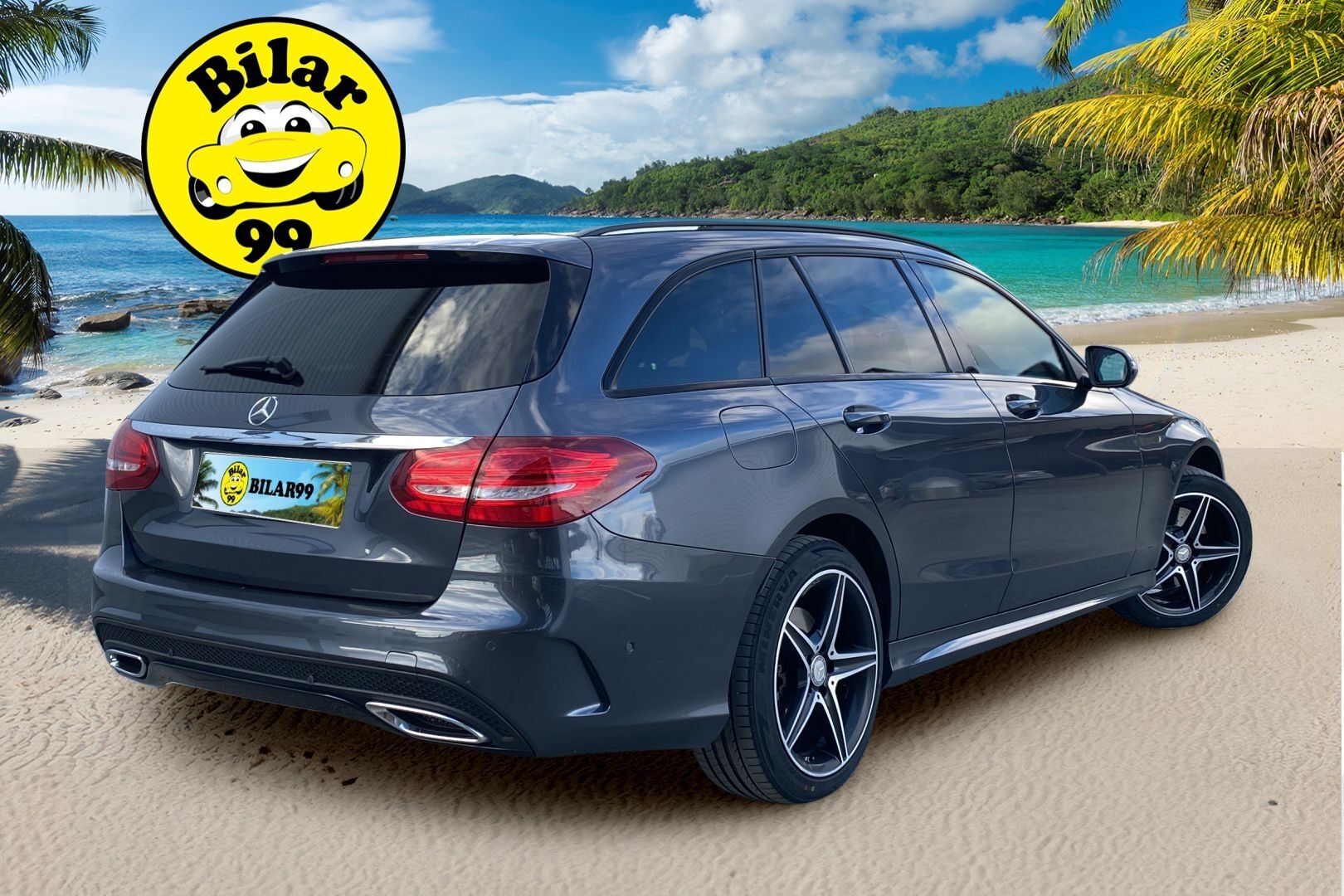 Mercedes-Benz C 2016 250 BlueTec T A Premium Business AMG *Burmester / Webasto / 360-Kamera / Taittuva koukku / Comand / Sähköinen takaluukku* - Hyvät varusteet! / Näyttävä / Uudet kesärenkaat / Hyvät nastarenkaat / Kahdet vanteet / Juuri huollettu - HULLUT AVAJAISHULINAT KORKOTARJOUS 3,29 %