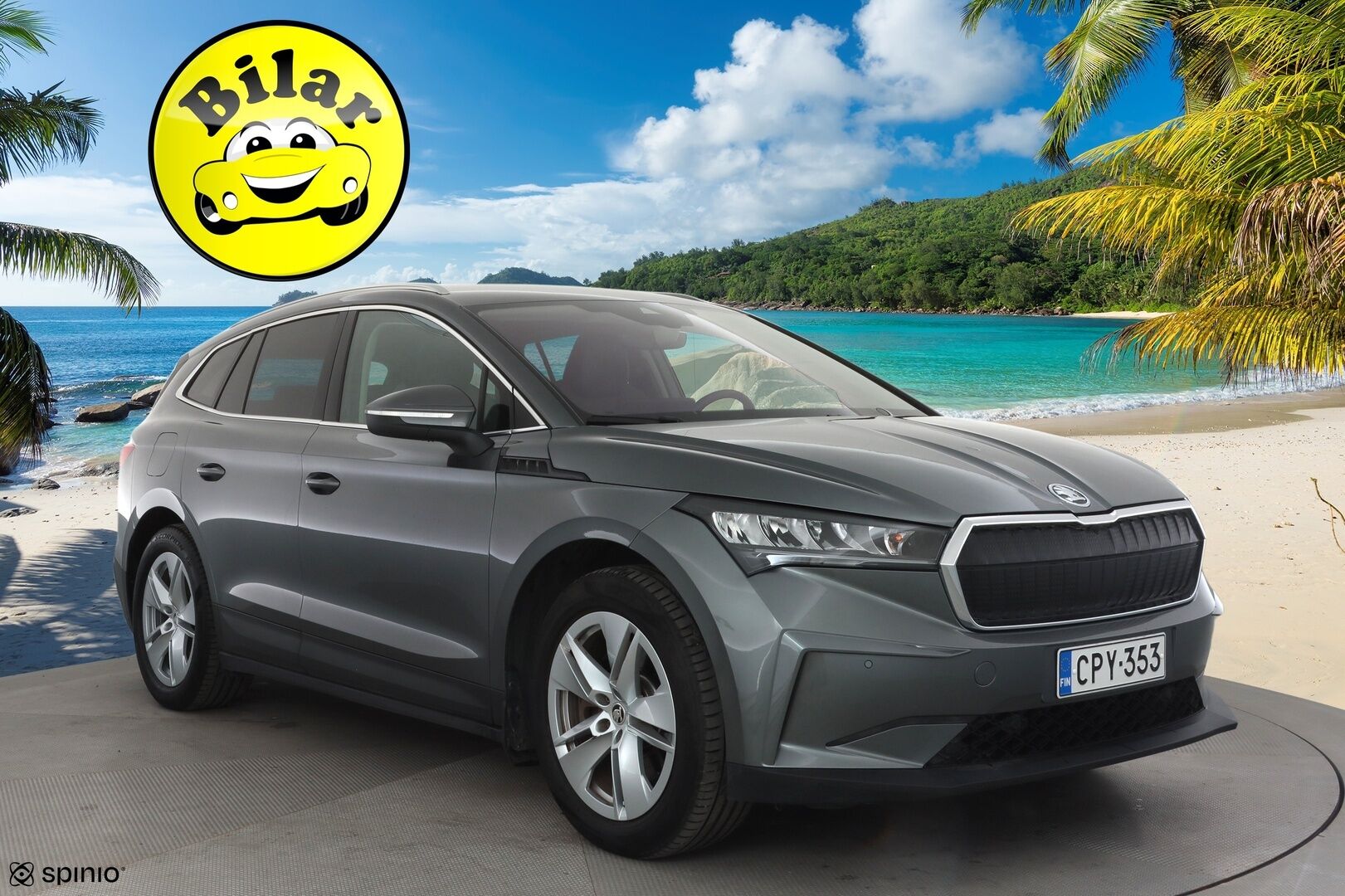 Skoda Enyaq 2022 80 Launch Edition iV - | ACC | ILP | Koukku | Puolinahat | P.kamera | Side Assist | Lane Assist | Keyless | Sähk. takaluukku | 2x renkaat aluin | 1-om suomiauto | 