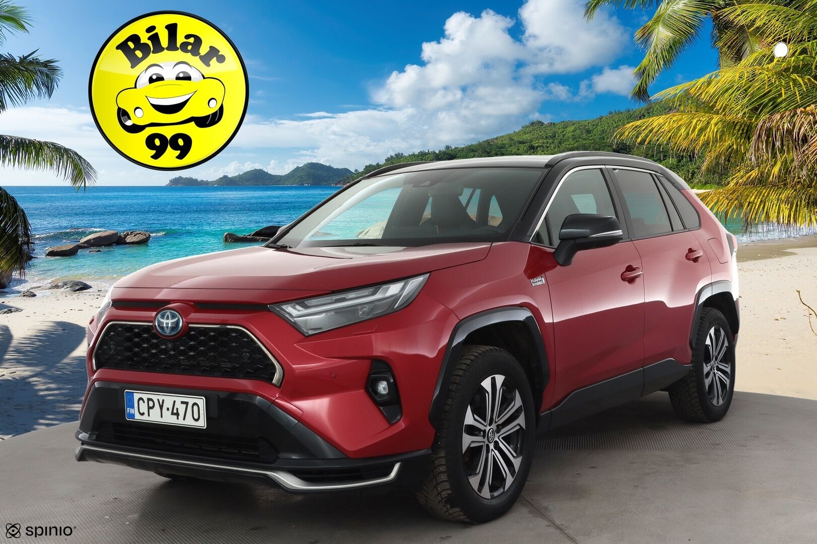 Toyota RAV4 Plug-in 2022 Hybrid 2,5 AWD-i Premium * HUD / JBL / ACC / LED / P.Kamera / Ilmastoitu Muistipenkki / Navi / Koukku / Keyless * - 1-om Suomi-auto / Kahdet renkaat aluvanteilla / Merkkihuollot - HULLUT AVAJAISHULINAT KORKOTARJOUS 3,29 %