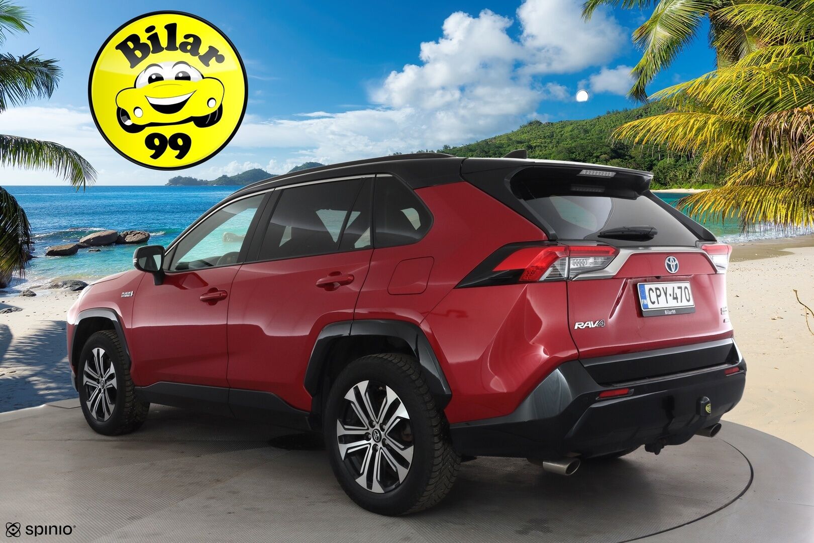 Toyota RAV4 Plug-in 2022 Hybrid 2,5 AWD-i Premium * HUD / JBL / ACC / LED / P.Kamera / Ilmastoitu Muistipenkki / Navi / Koukku / Keyless * - 1-om Suomi-auto / Kahdet renkaat aluvanteilla / Merkkihuollot - HULLUT AVAJAISHULINAT KORKOTARJOUS 3,29 %