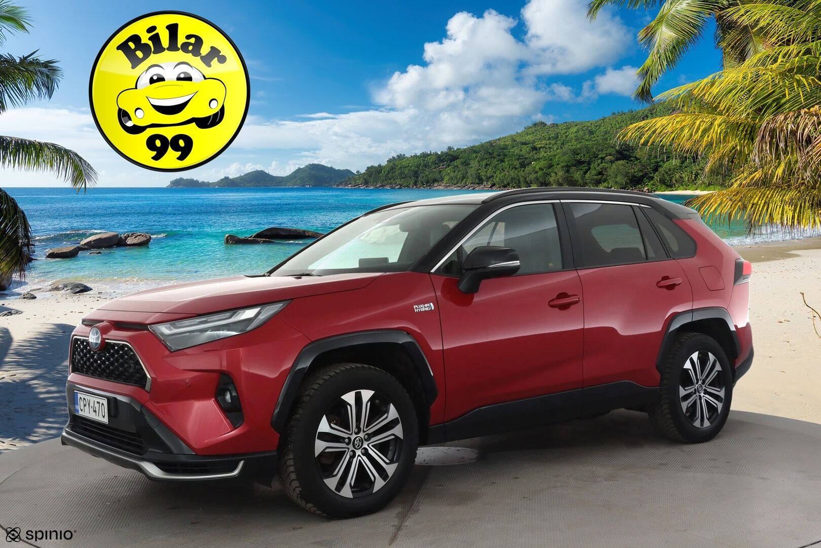 Toyota RAV4 Plug-in 2022 Hybrid 2,5 AWD-i Premium * HUD / JBL / ACC / LED / P.Kamera / Ilmastoitu Muistipenkki / Navi / Koukku / Keyless * - 1-om Suomi-auto / Kahdet renkaat aluvanteilla / Merkkihuollot - HULLUT AVAJAISHULINAT KORKOTARJOUS 3,29 %