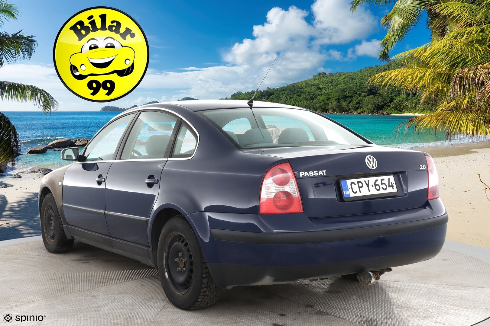 Volkswagen Passat 2003 4D PASSAT SEDAN 2.0-3BG/269 - YritysOutlet - Myydään vain yrityksille -* - *Ilmastointi / Vakionopeuden säädin / Kahdet renkaat*