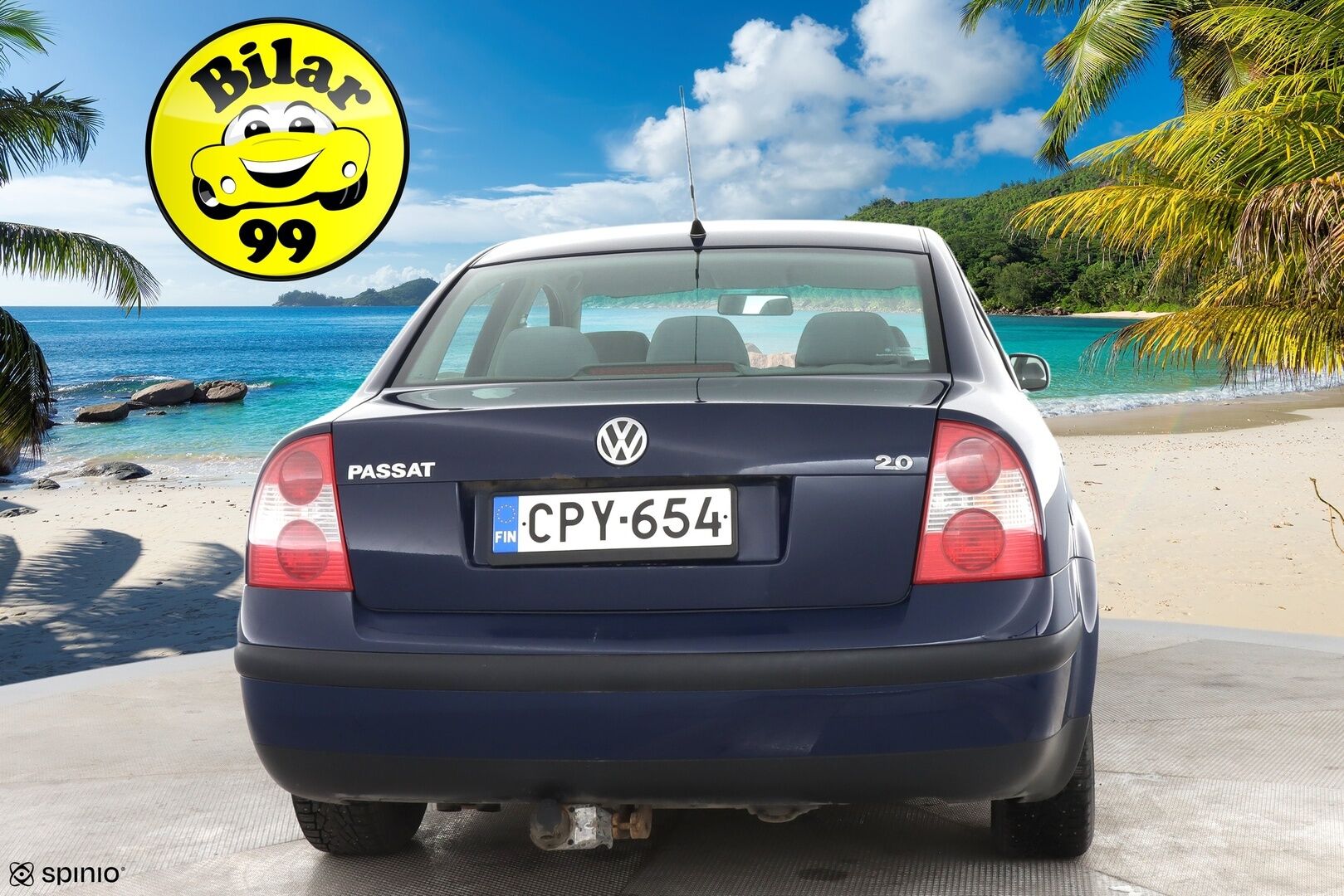 Volkswagen Passat 2003 4D PASSAT SEDAN 2.0-3BG/269 - YritysOutlet - Myydään vain yrityksille -* - *Ilmastointi / Vakionopeuden säädin / Kahdet renkaat*