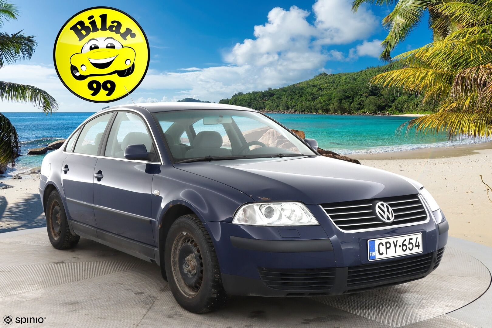 Volkswagen Passat 2003 4D PASSAT SEDAN 2.0-3BG/269 - YritysOutlet - Myydään vain yrityksille -* - *Ilmastointi / Vakionopeuden säädin / Kahdet renkaat*