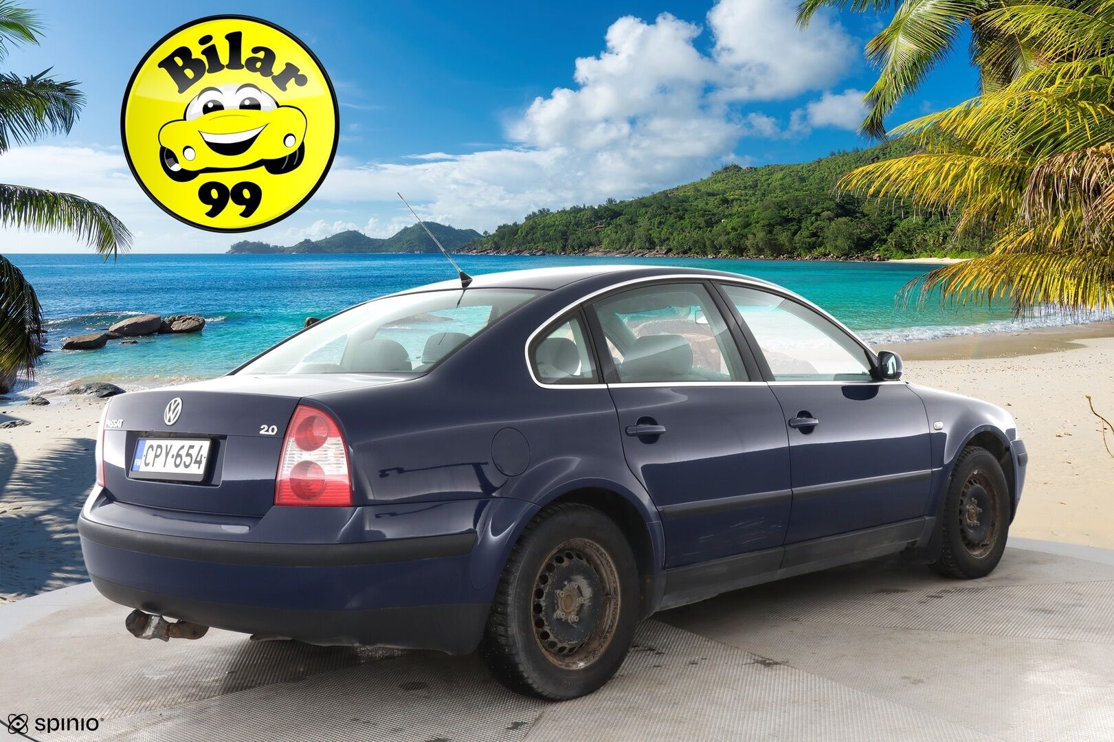 Volkswagen Passat 2003 4D PASSAT SEDAN 2.0-3BG/269 - YritysOutlet - Myydään vain yrityksille -* - *Ilmastointi / Vakionopeuden säädin / Kahdet renkaat*