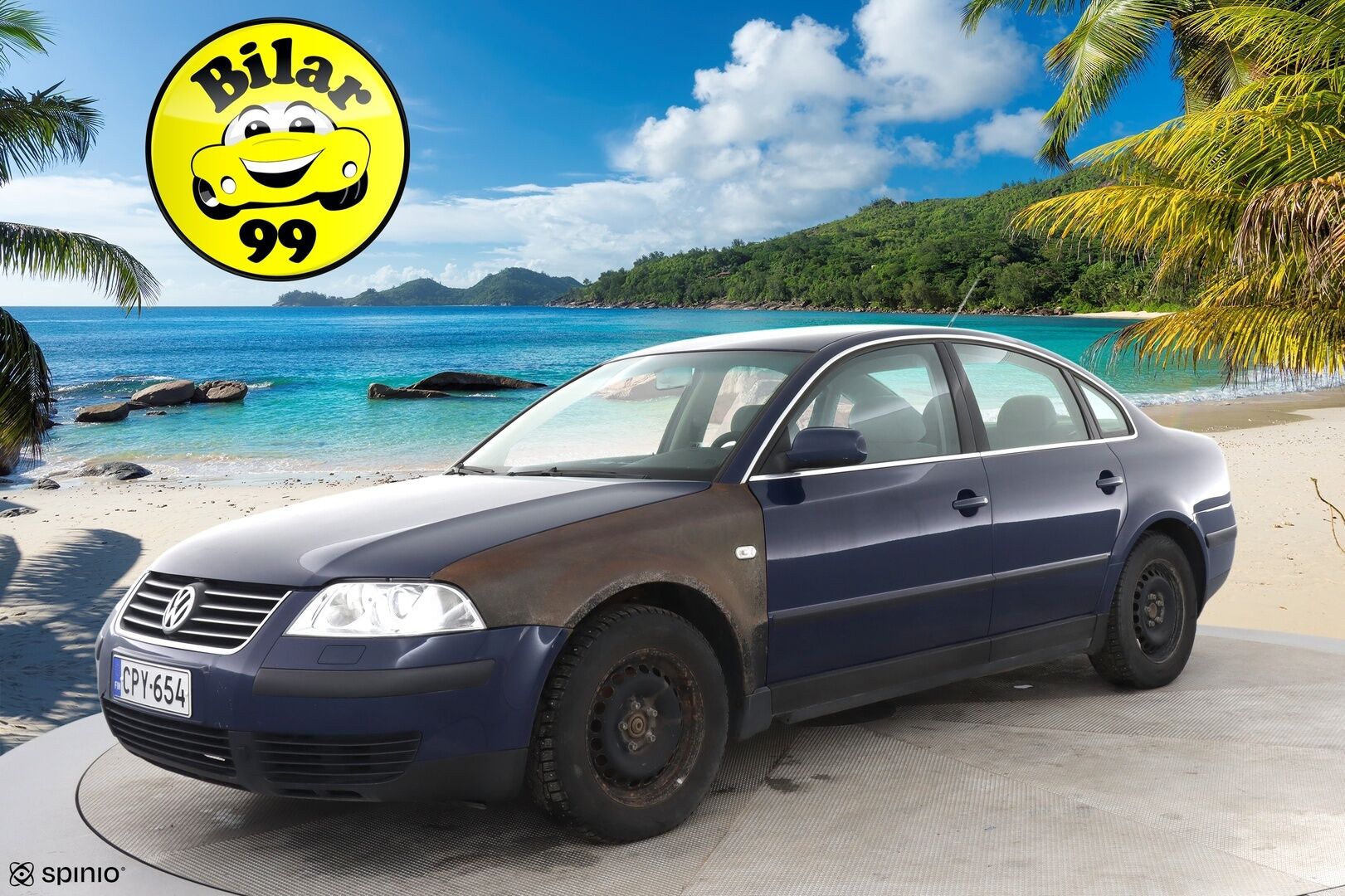 Volkswagen Passat 2003 4D PASSAT SEDAN 2.0-3BG/269 - YritysOutlet - Myydään vain yrityksille -* - *Ilmastointi / Vakionopeuden säädin / Kahdet renkaat*