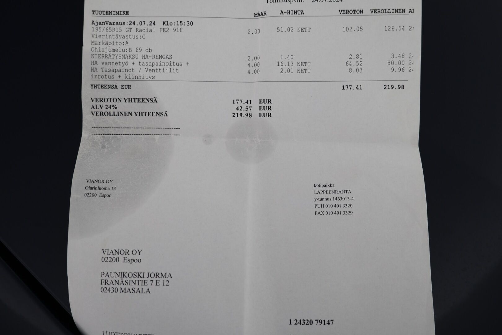 Volkswagen Passat 2003 4D PASSAT SEDAN 2.0-3BG/269 - YritysOutlet - Myydään vain yrityksille -* - *Ilmastointi / Vakionopeuden säädin / Kahdet renkaat*