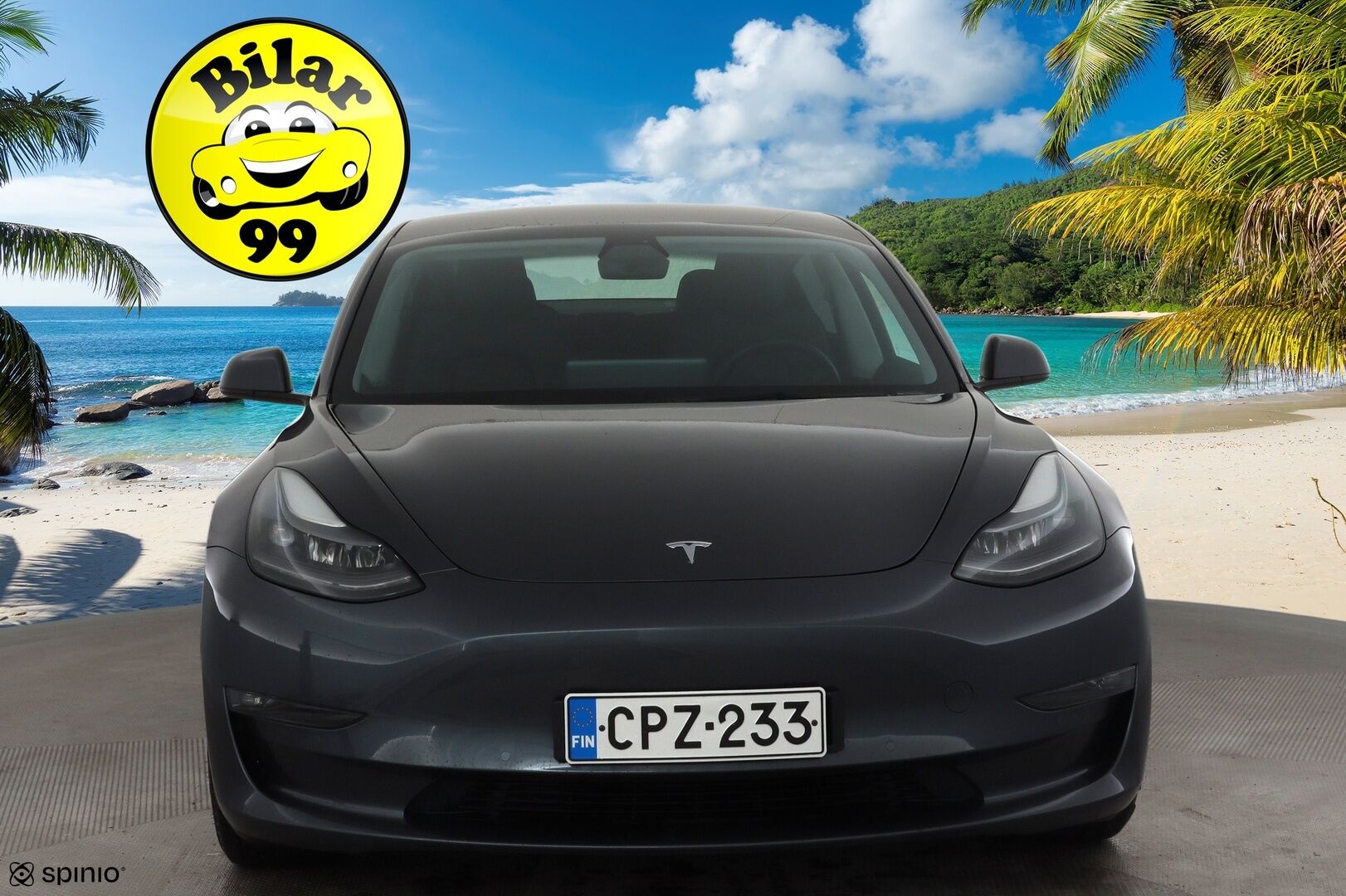 Tesla Model 3 2021 Long Range Dual motor AWD * Lasikatto / Premium Audio / P.kamera / Matrix LED / Nahat / ILP / Navi * - Kahdet renkaat aluvanteilla - HULLUT BLACKWEEK JATKOT - KORKOTARJOUS 2,49%